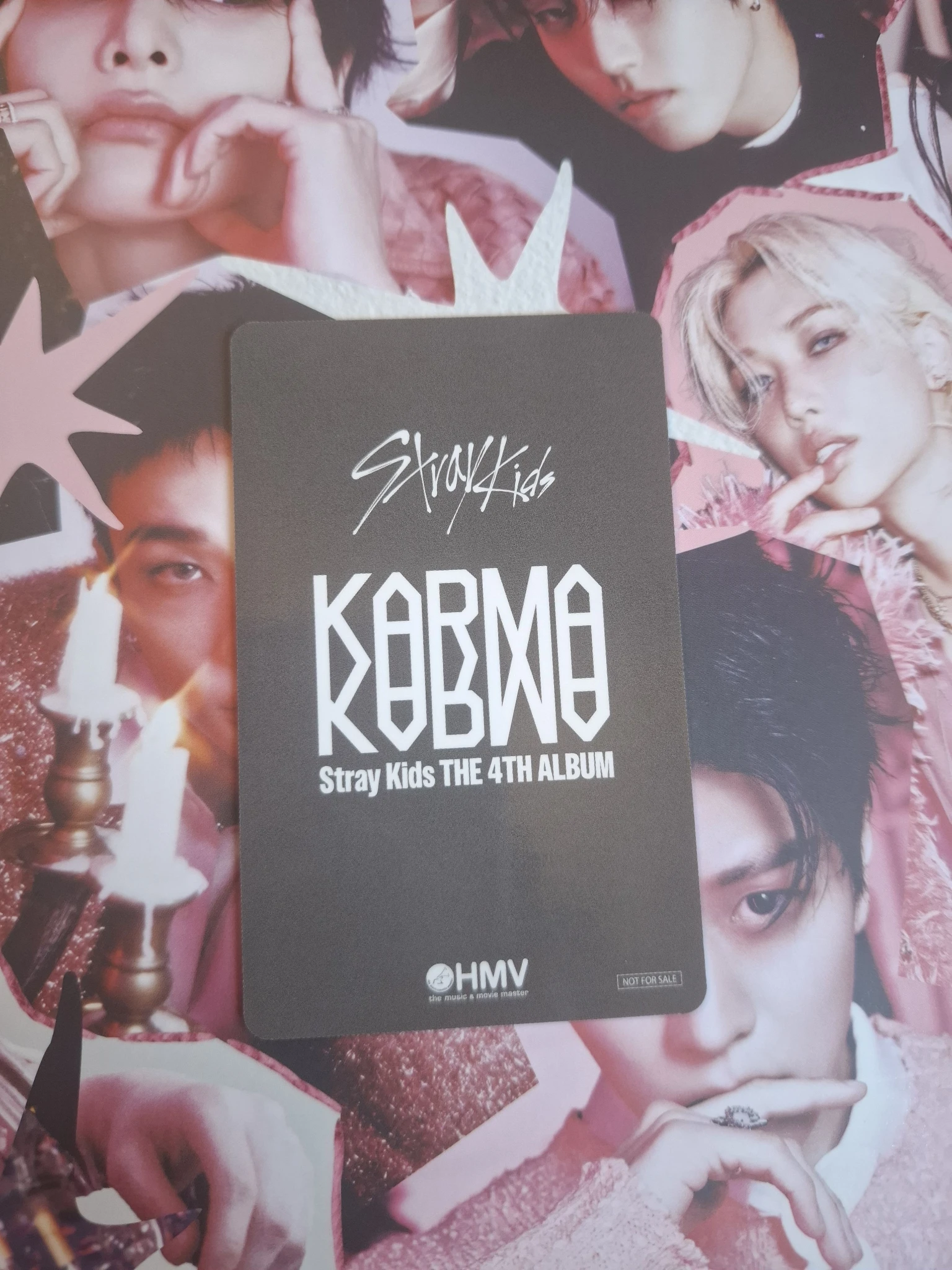 Stray Kids I.N Stray Kids - I.N - KARMA Album pre-order benefit (pob) hmv A version listing photo 2