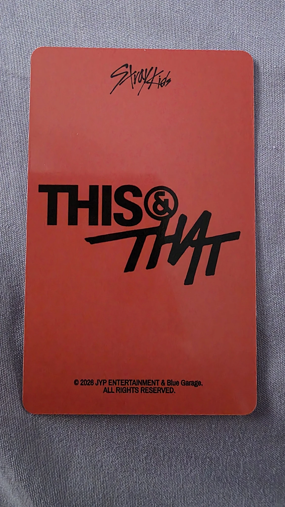 Stray Kids Seungmin Stray Kids - Seungmin - This & That Album pob (pre-order benefit) jyp/fans shop listing photo 2