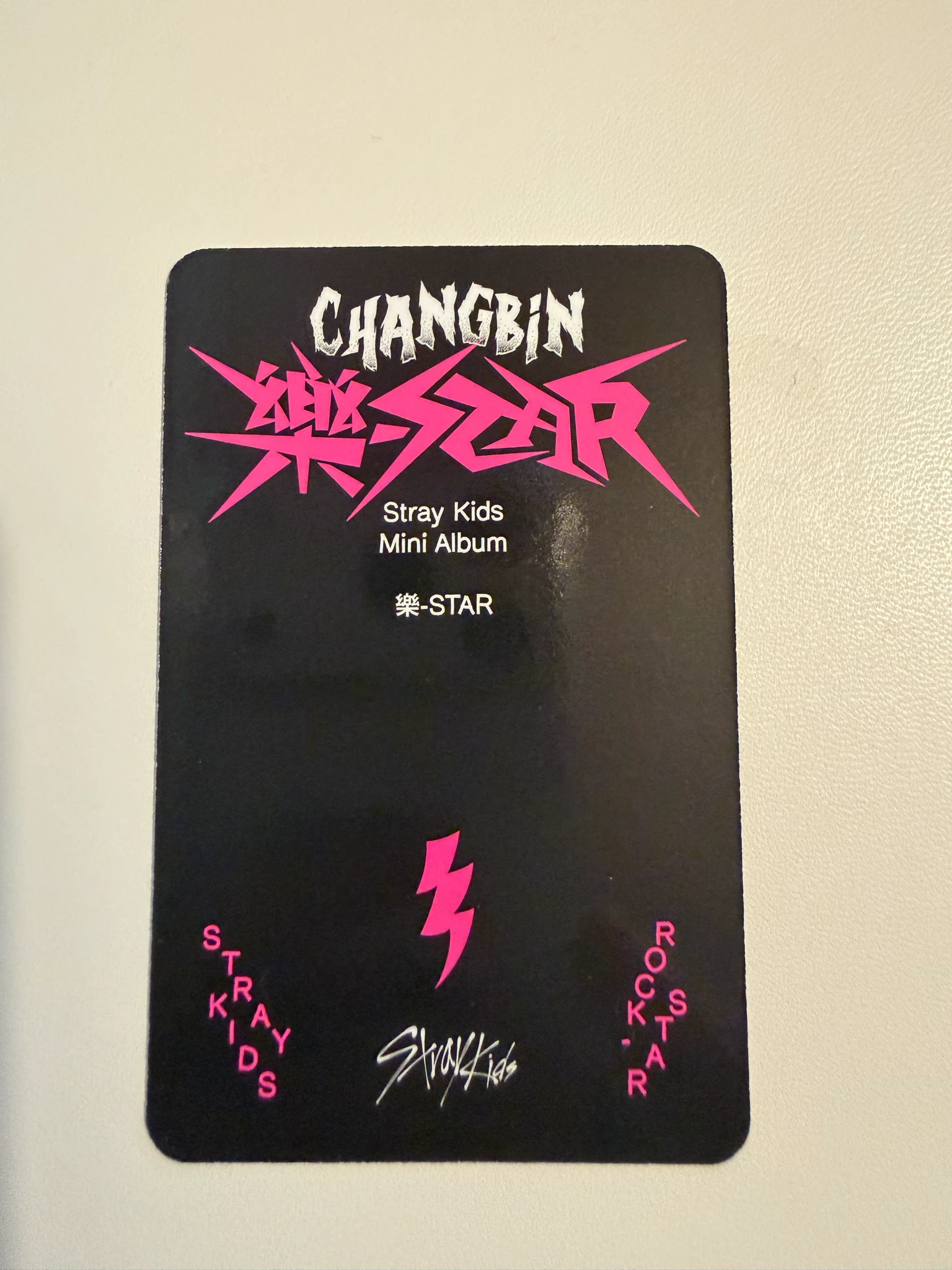 Stray Kids Changbin Stray Kids - Changbin - Rock-Star Album album photocard accordion version listing photo 2
