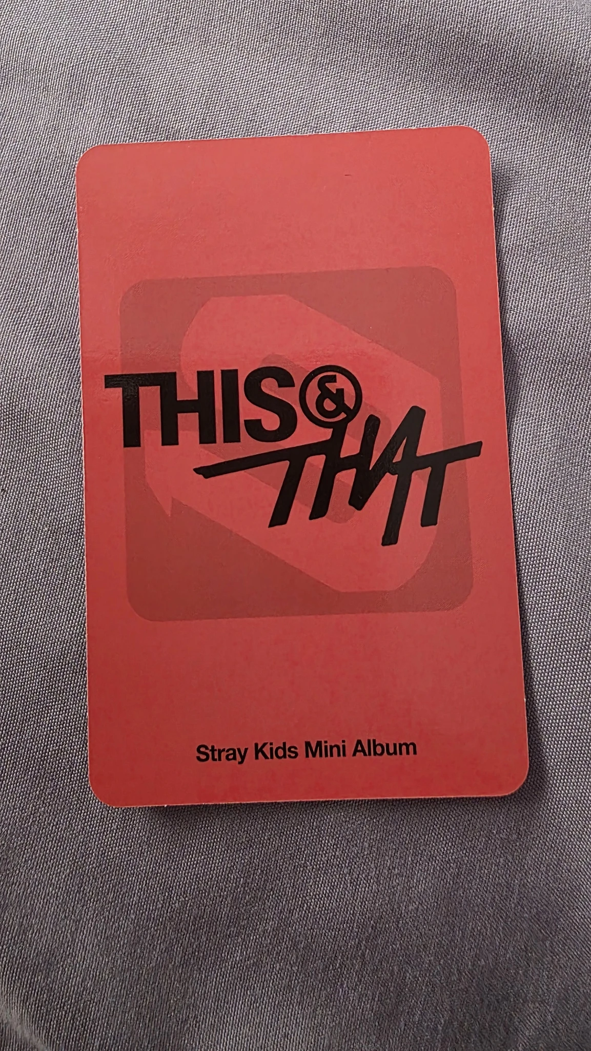Stray Kids Changbin Stray Kids - Changbin - THIS & THAT Album album photocard fans album version random photocard platform listing photo 2