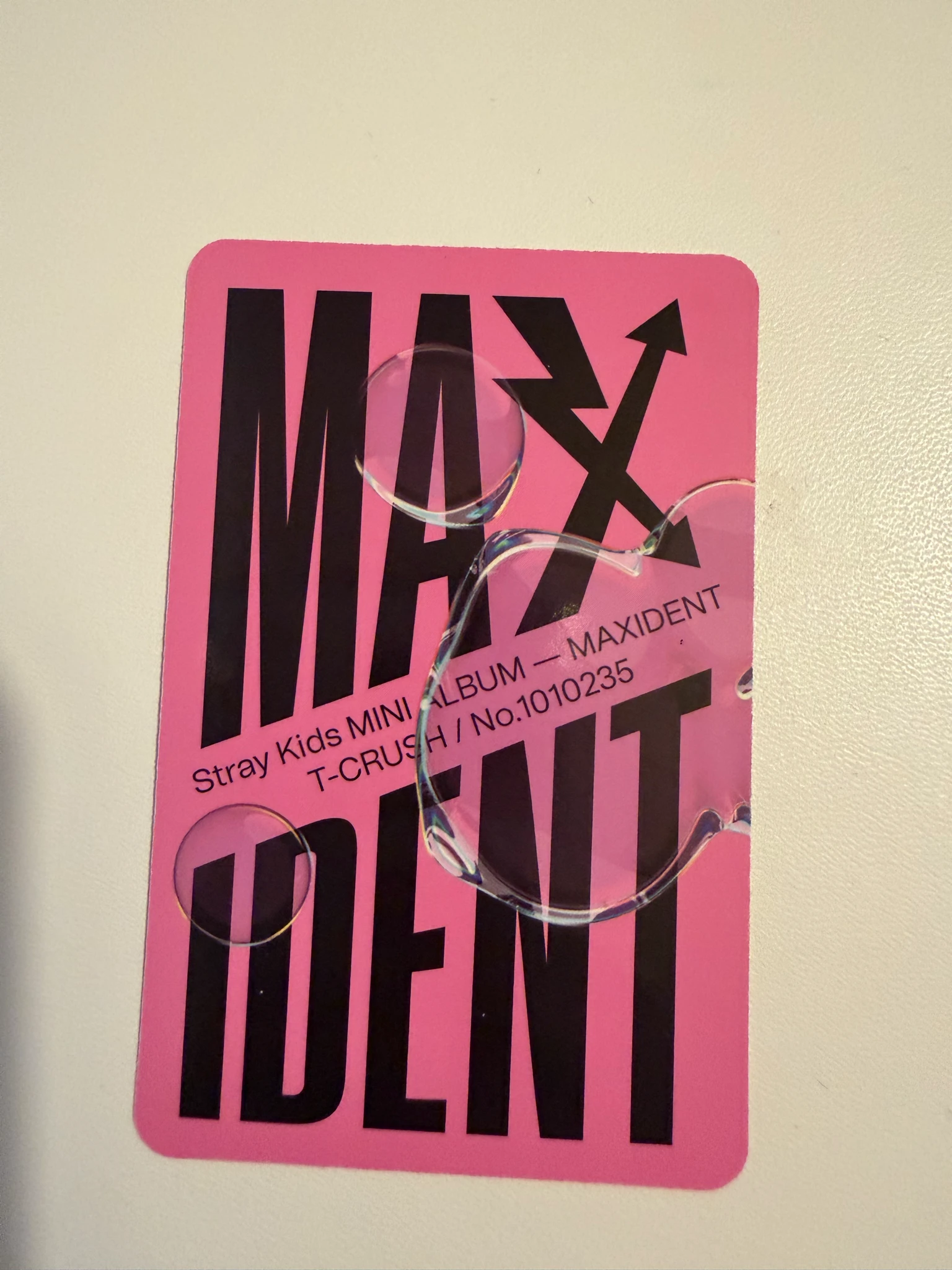 Stray Kids Changbin Stray Kids - Changbin - Maxident Album album photocard t-crush version listing photo 2