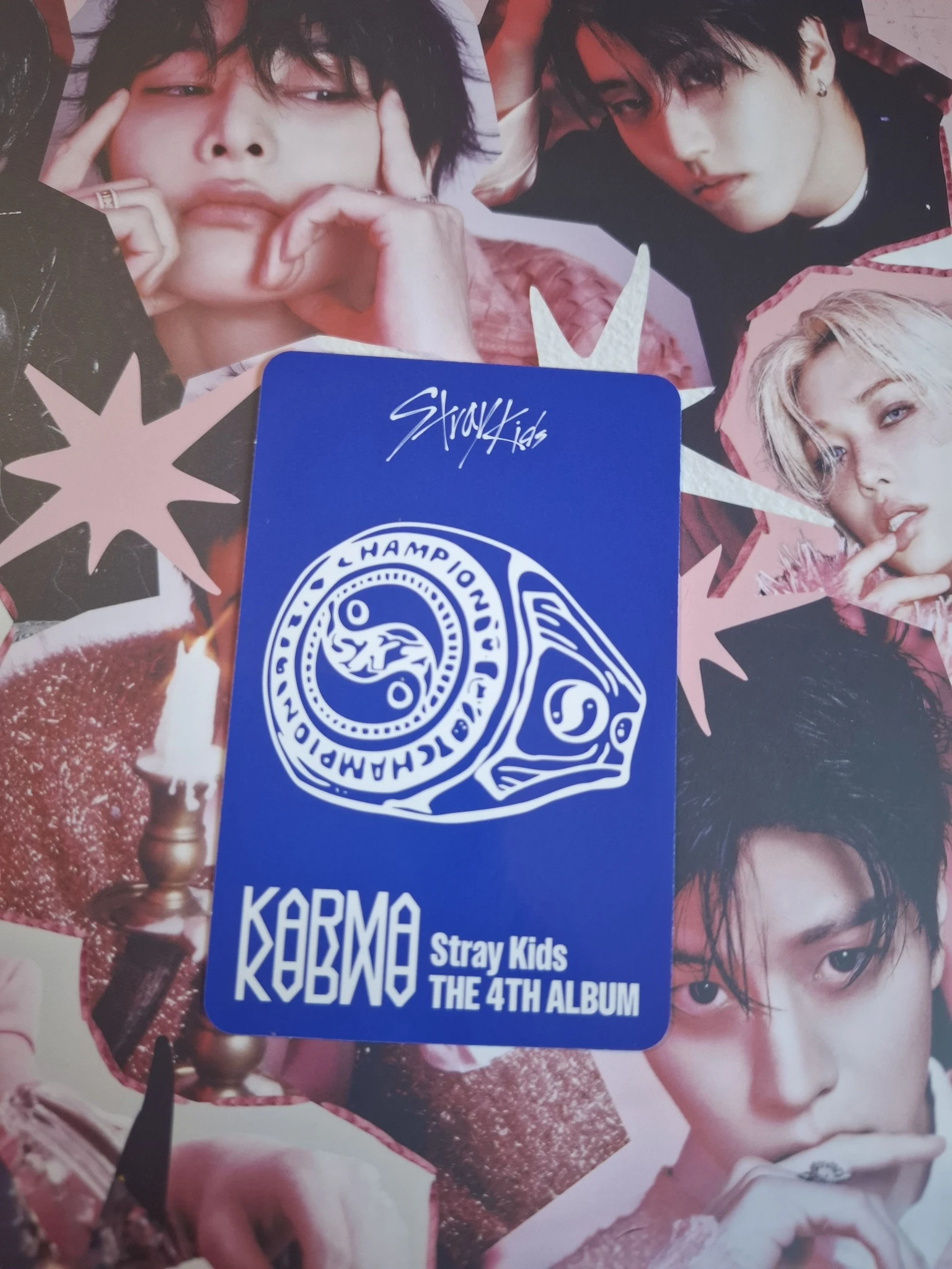 Stray Kids I.N Stray Kids - I.N - KARMA Album album photocard accordion version first press only listing photo 2