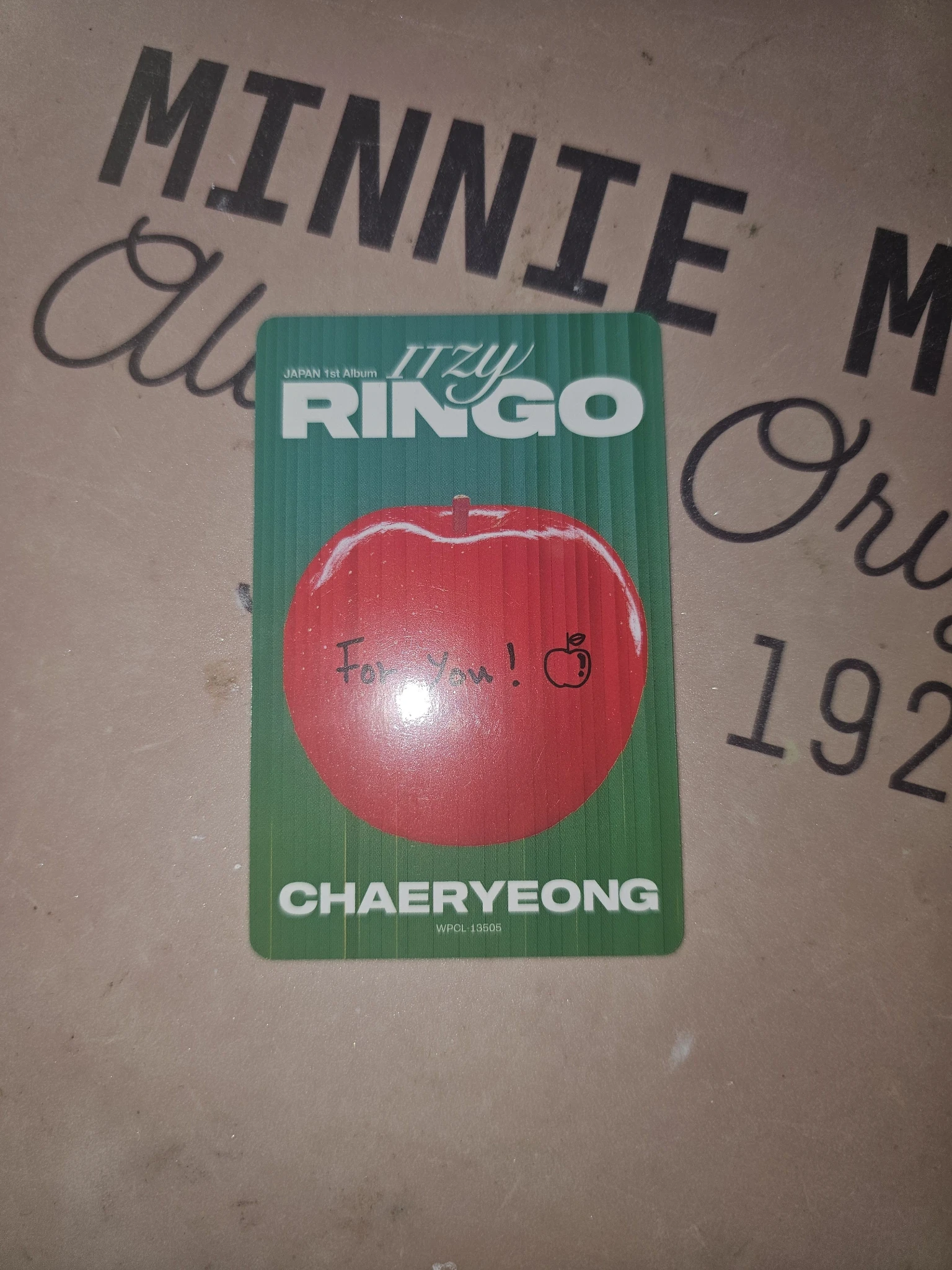 ITZY Chaeryeong ITZY - Chaeryeong - Ringo Album limited version B version japanese album album photocard listing photo 2