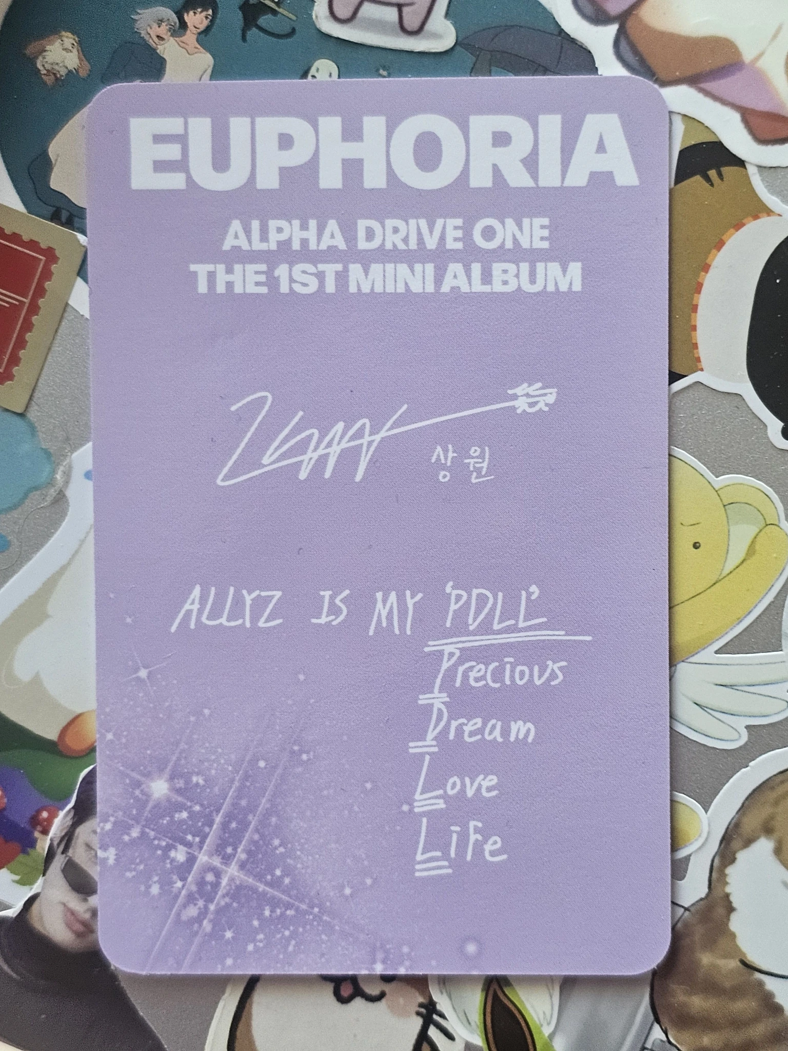 ALPHA DRIVE ONE Sangwon ALPHA DRIVE ONE - Sangwon - EUPHORIA Album jewel case version listing photo 2