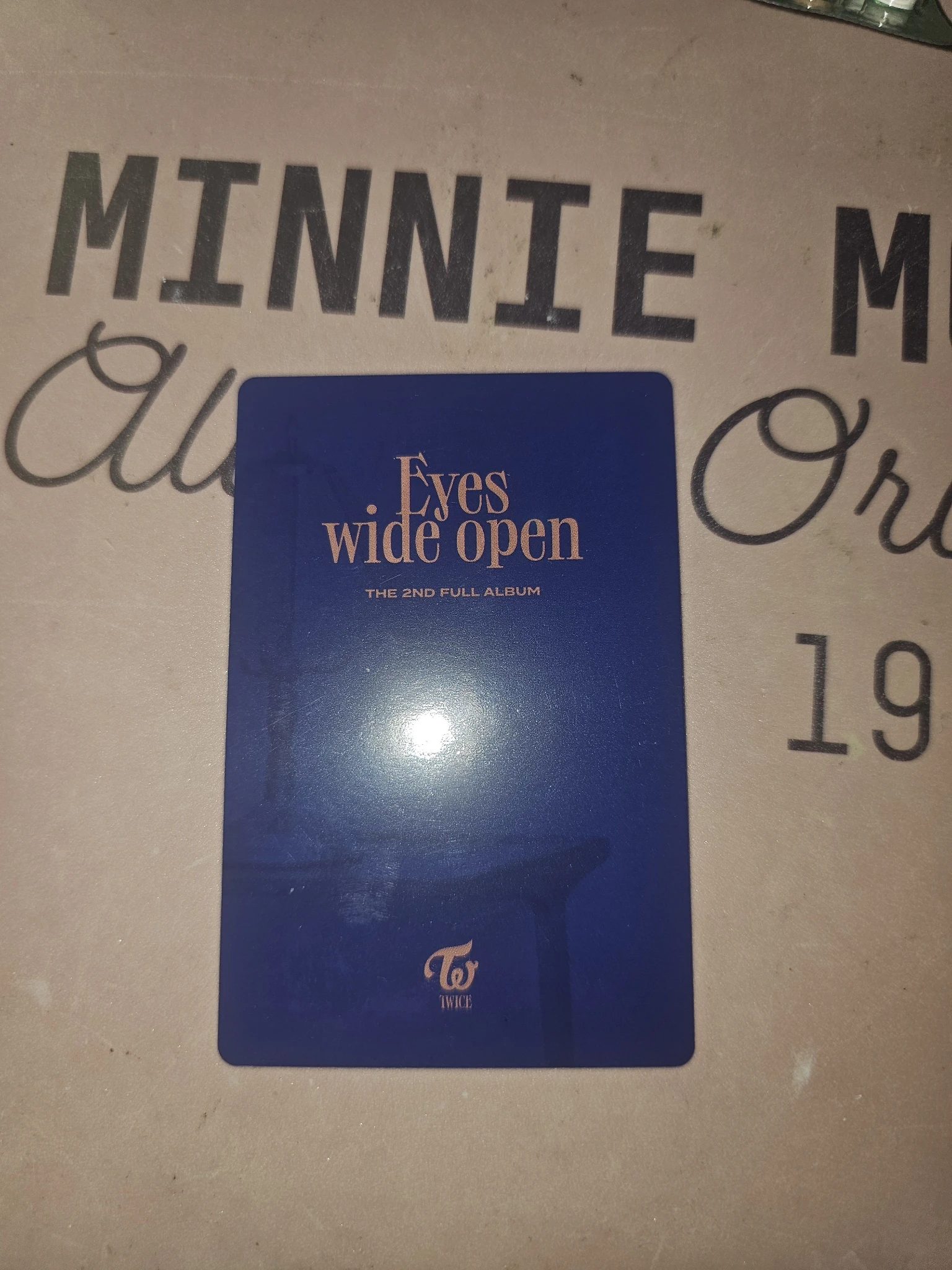 TWICE Jihyo TWICE - Jihyo - Eyes Wide Open Album pob (pre-order benefit) retro version photocard set listing photo 2