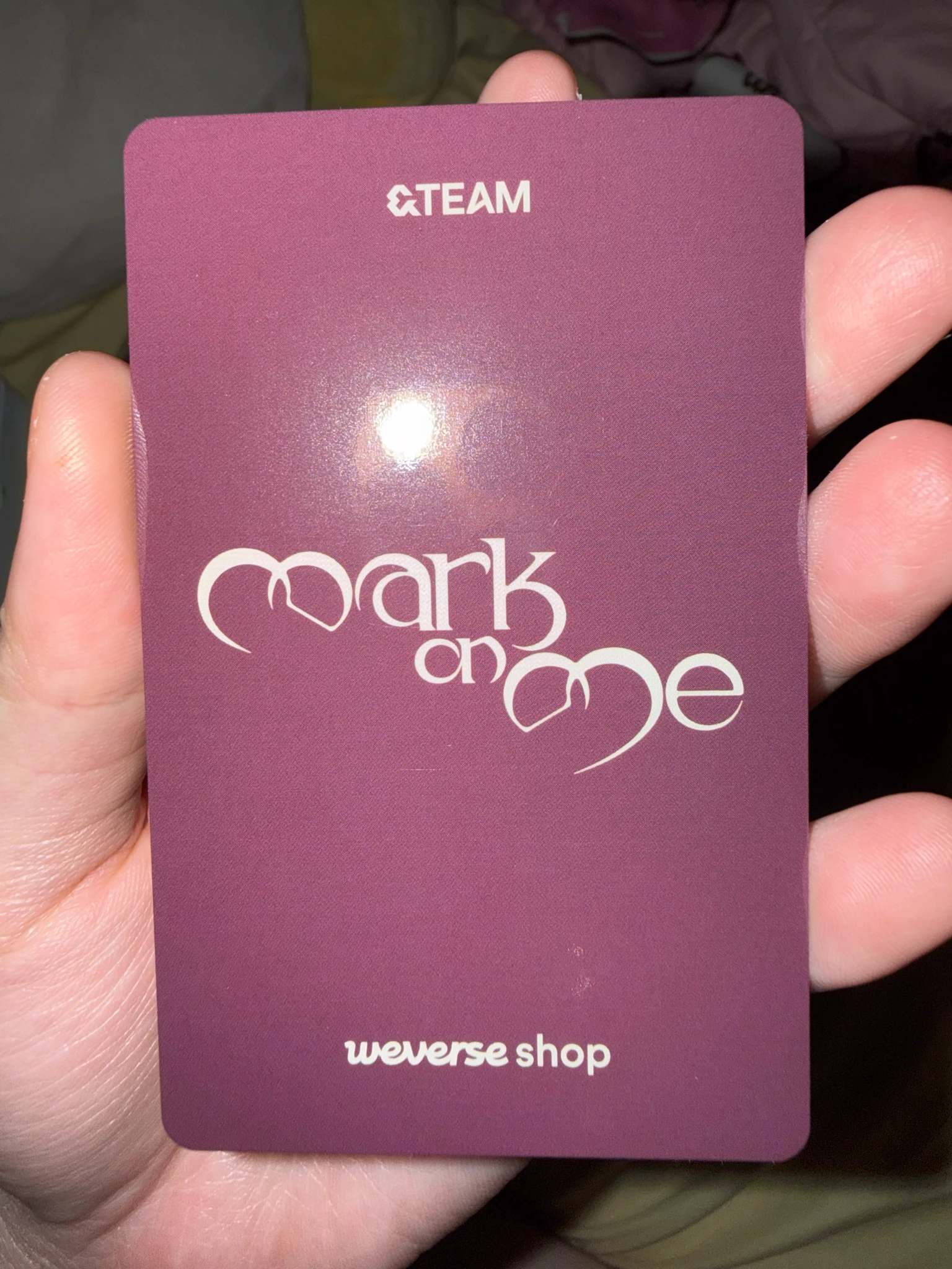 &TEAM Harua  &TEAM - Harua  - Mark on Me Album weverse global shop (wvg) youtube gift listing photo 2