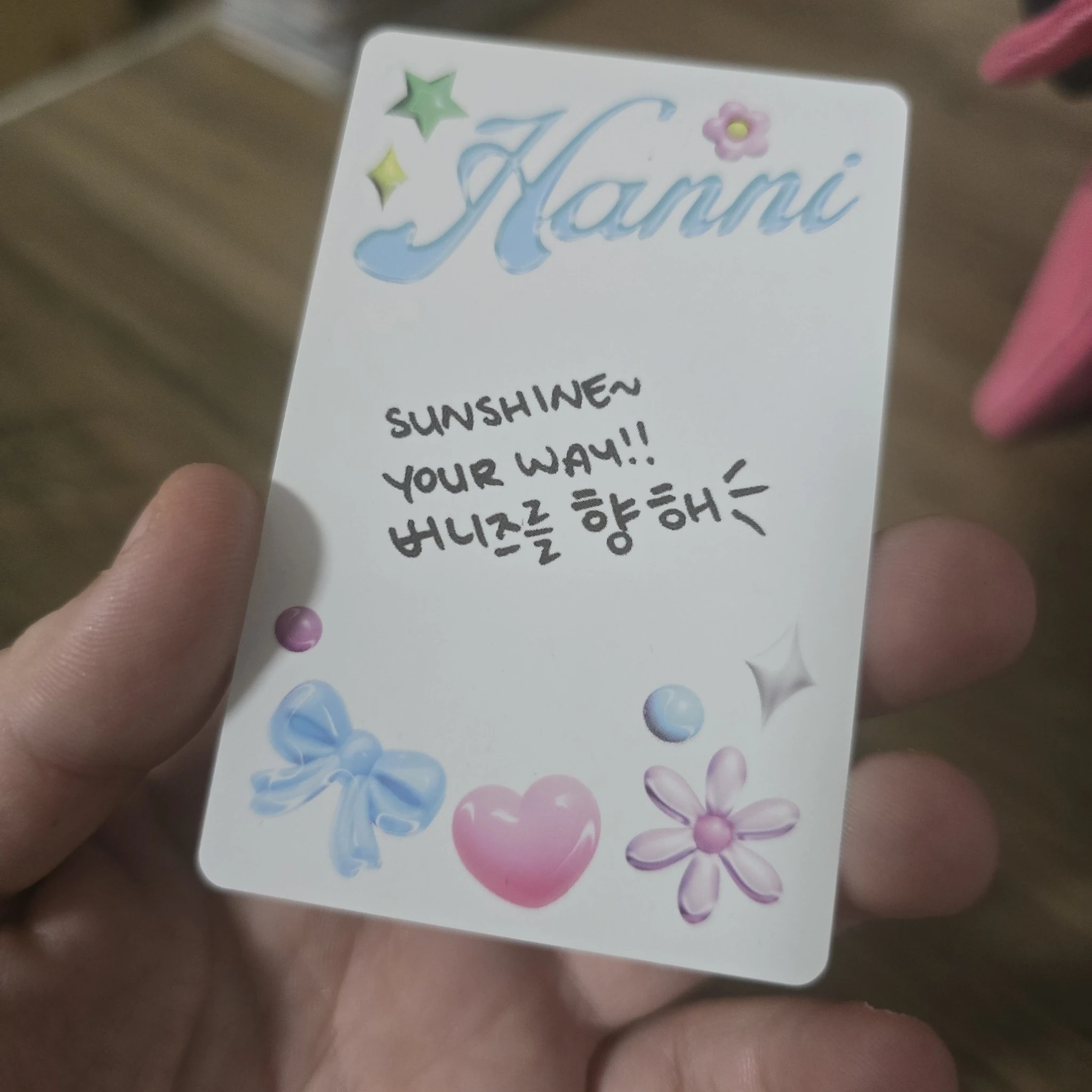 NewJeans Hanni NewJeans - Hanni - Get Up Album album photocard weverse album version A version version 1 listing photo 2