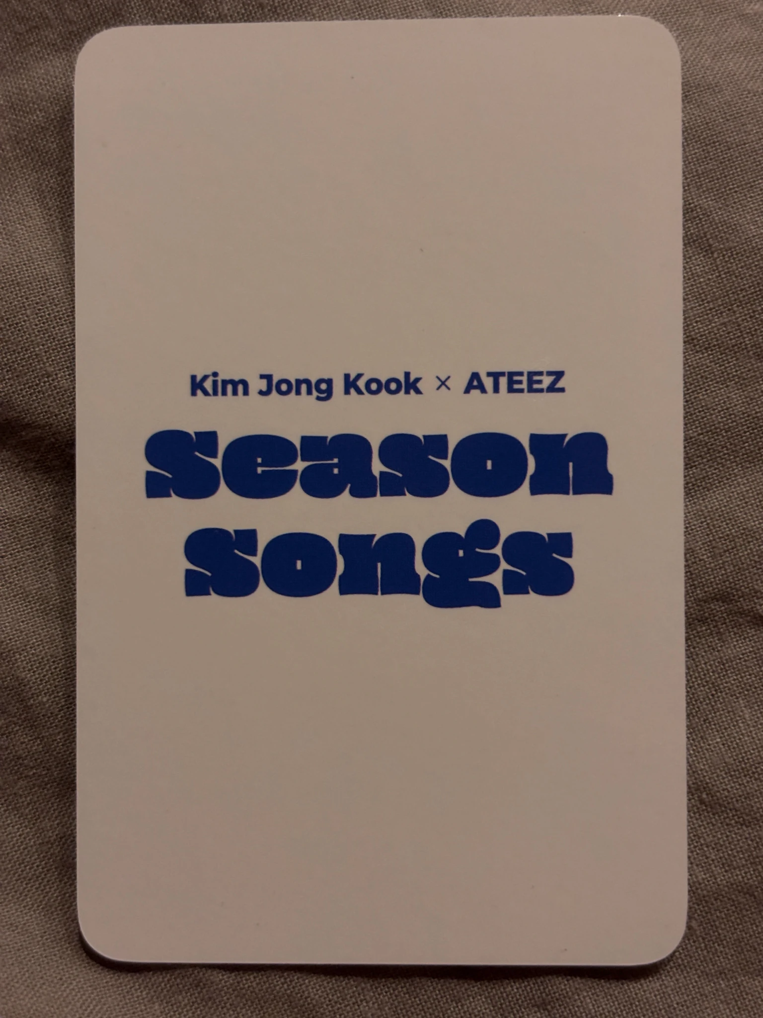 ATEEZ Seonghwa ATEEZ - Seonghwa - Season Songs Album hello82 pob (pre-order benefit) listing photo 2