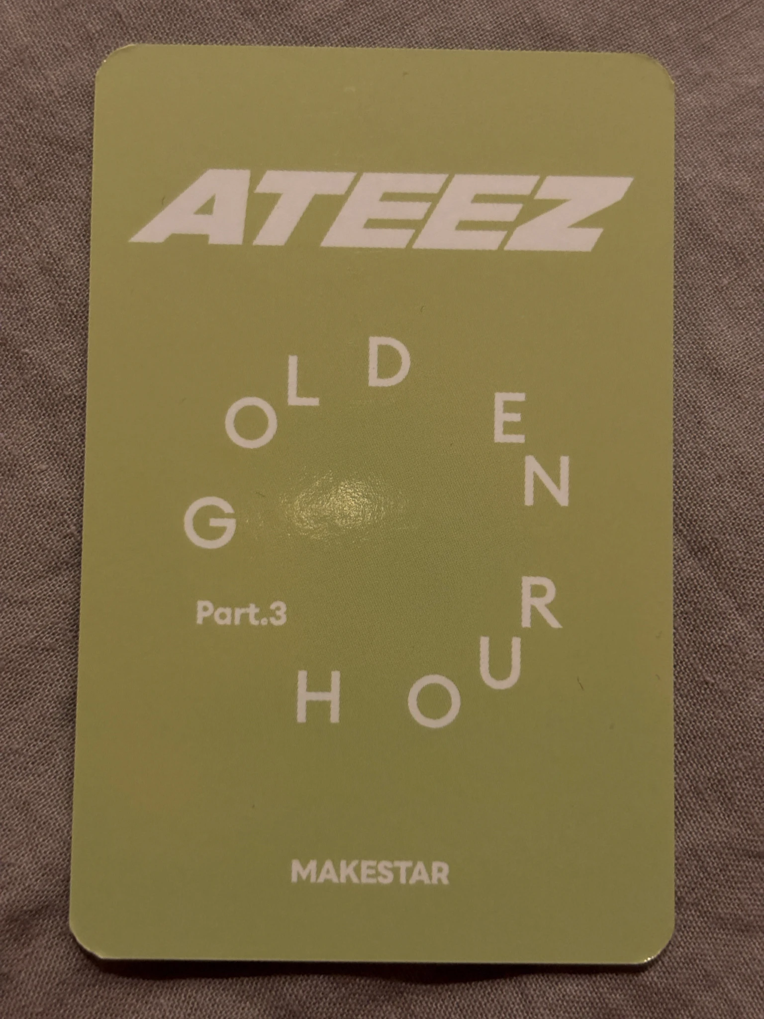 ATEEZ Seonghwa ATEEZ - Seonghwa - Golden Hour : Part.3 Album makestar dinosaur ver listing photo 2