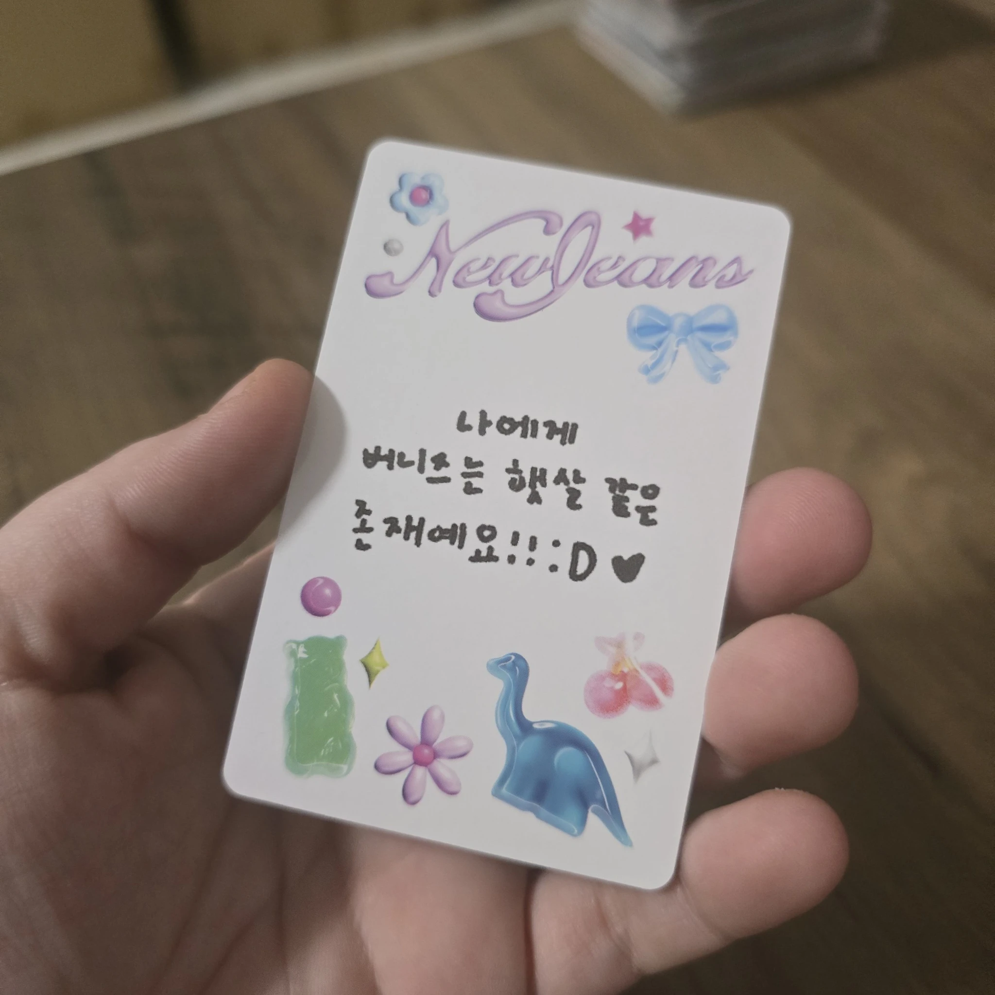 NewJeans Hyein NewJeans - Hyein - Get Up Album album photocard bunny beach bag version newjeans version listing photo 2