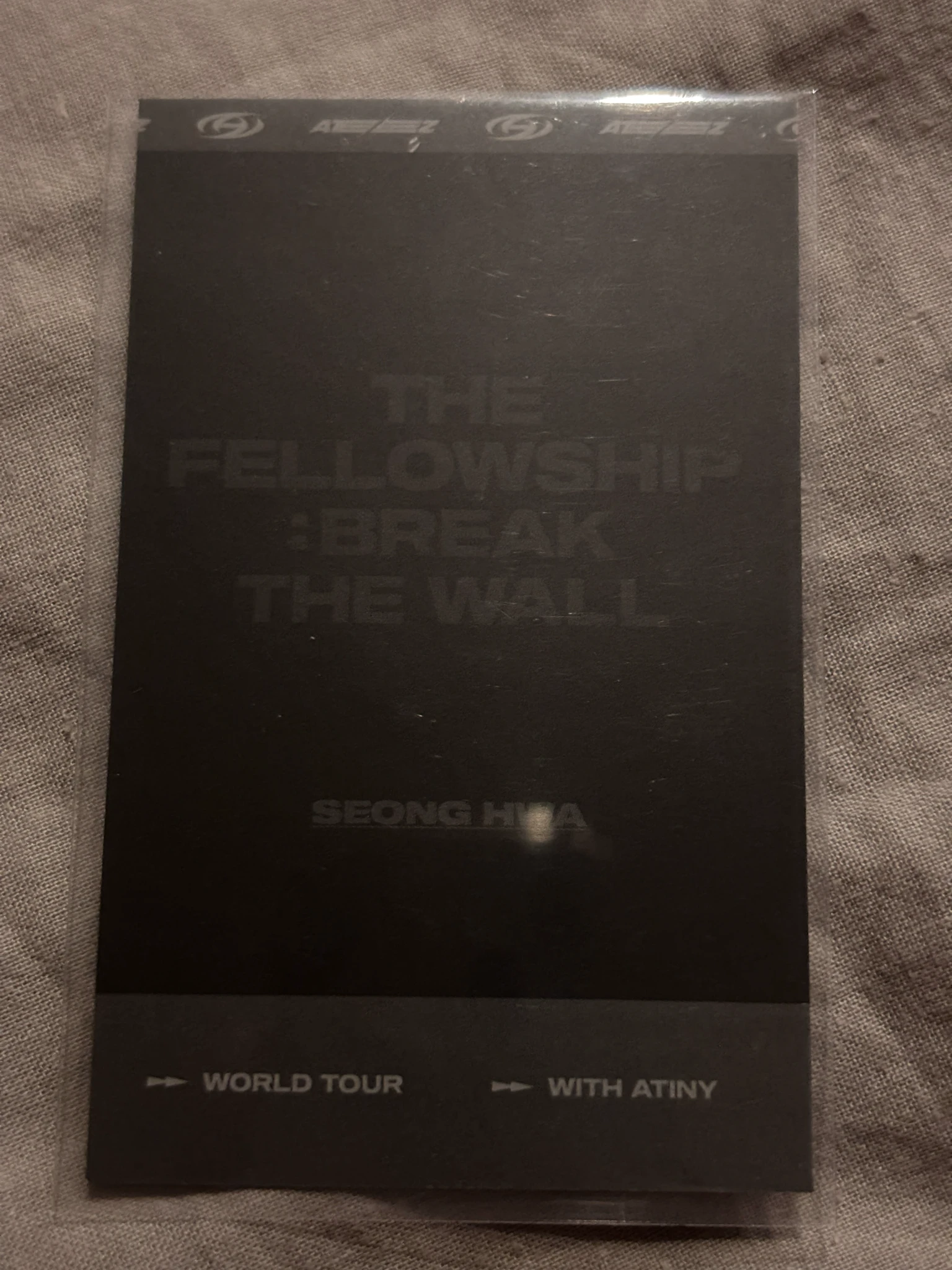 ATEEZ Seonghwa ATEEZ - Seonghwa - The Fellowship: Break The Wall Event polaroid set tour merch polaroid listing photo 2