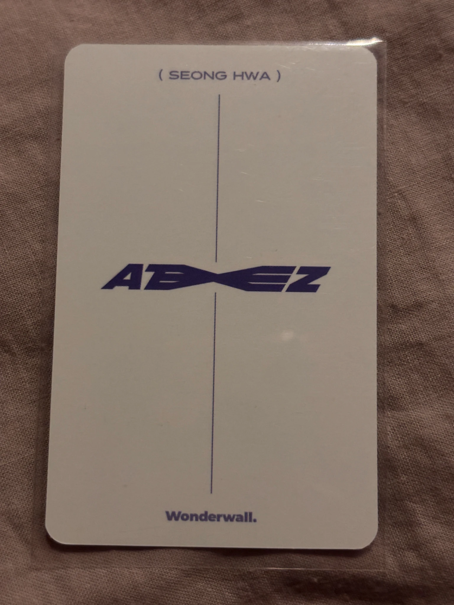ATEEZ Seonghwa ATEEZ - Seonghwa - ZERO : FEVER Part.2 Album A version wonderwall pob (pre-order benefit) listing photo 2