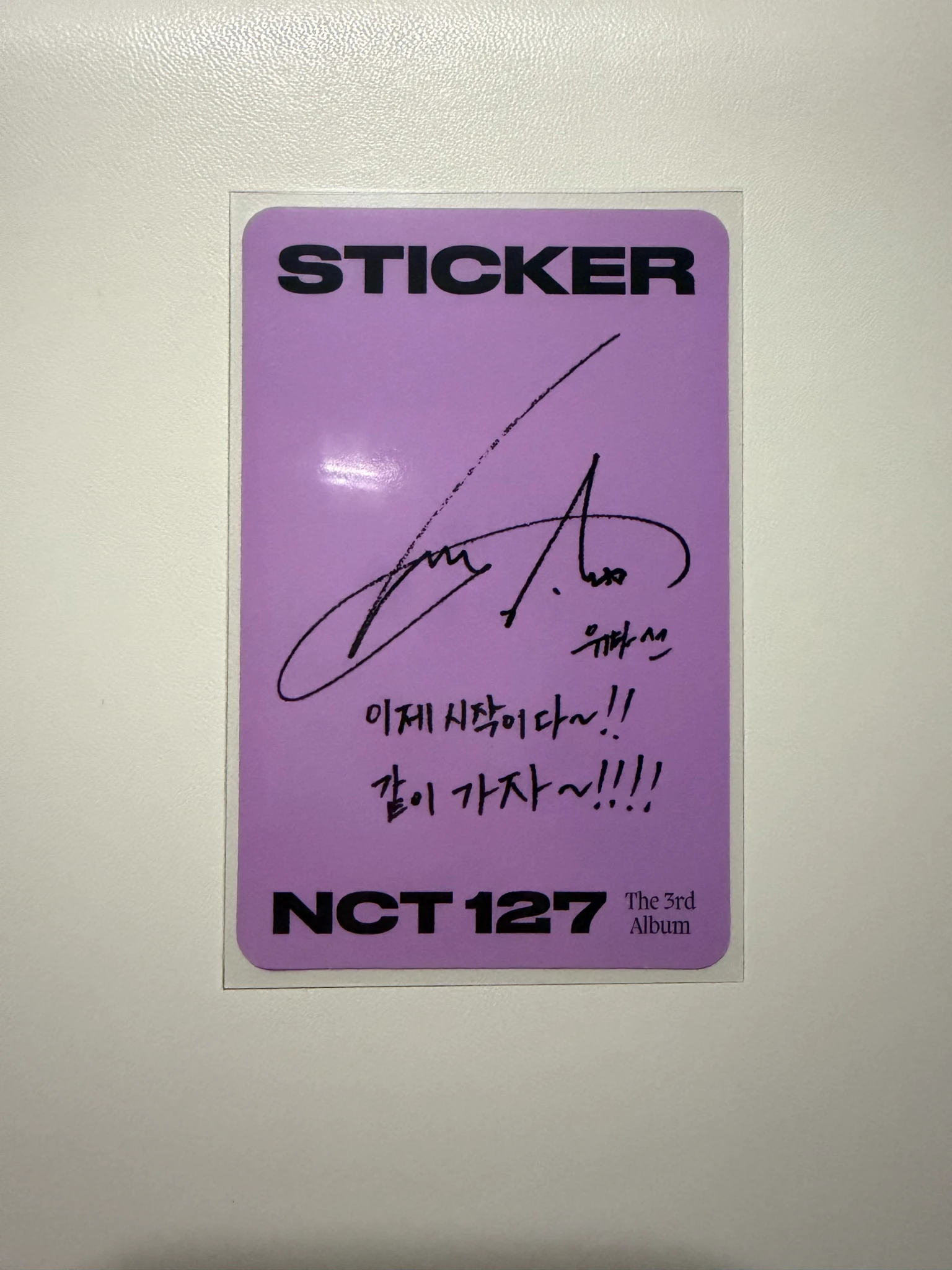 NCT 127 Yuta NCT 127 - Yuta  - Sticker Album listing photo 2