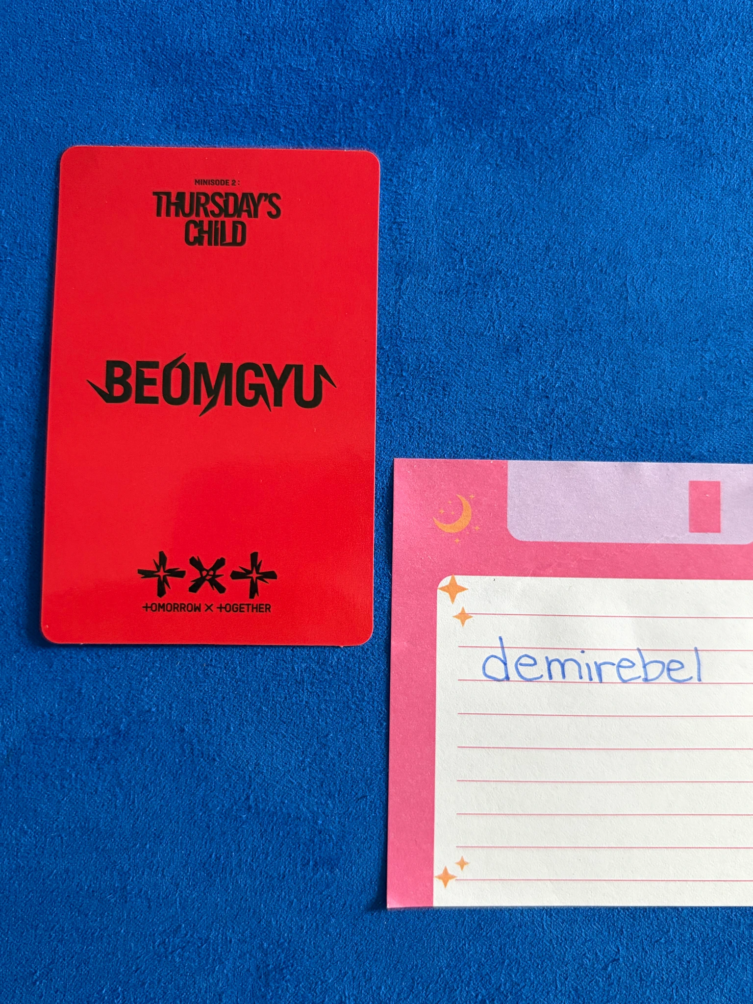 TOMORROW X TOGETHER Beomgyu TOMORROW X TOGETHER - Beomgyu - Minisode 2: Thursday's Child Album album photocard mess ver. listing photo 2