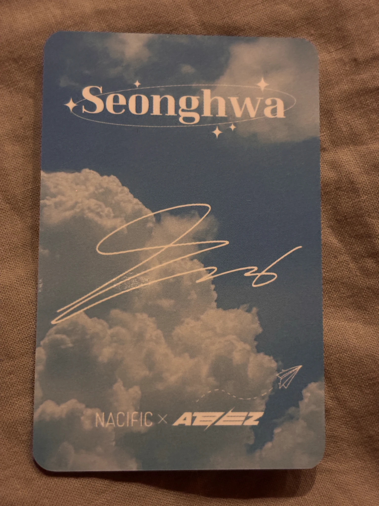 ATEEZ Seonghwa ATEEZ - Seonghwa - Ateez x Nacific Other round 7 nacific special card listing photo 2
