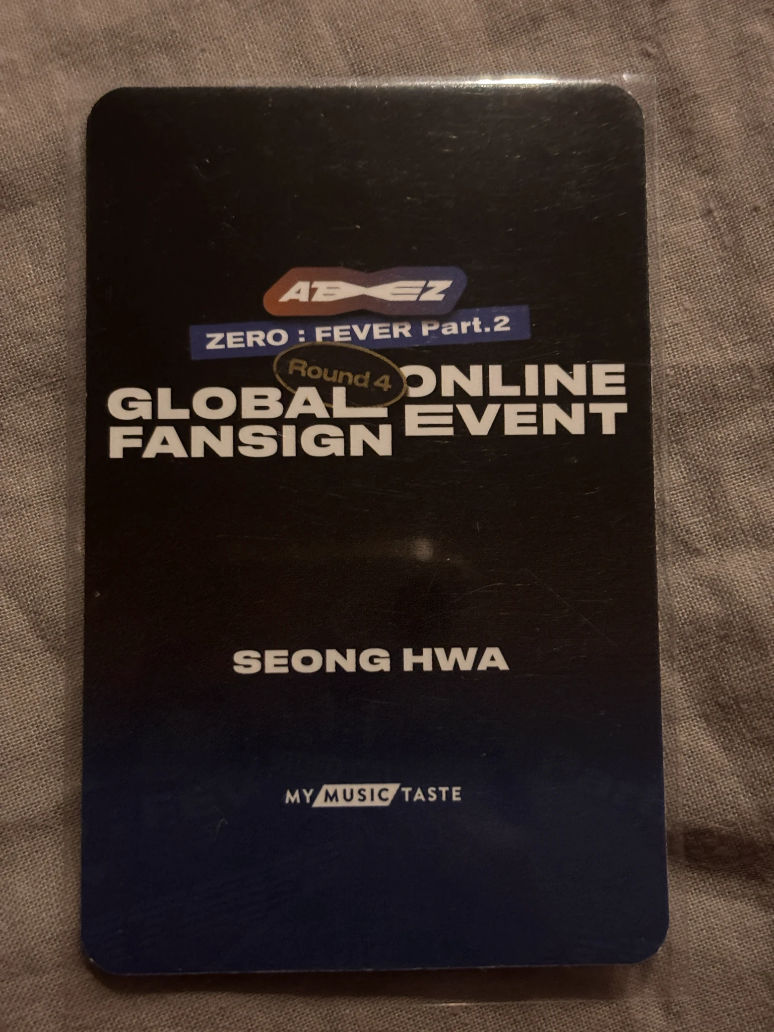 ATEEZ Seonghwa ATEEZ - Seonghwa - ZERO : FEVER Part.2 Album mymusictaste (mmt) round 3 video call/fancall listing photo 2