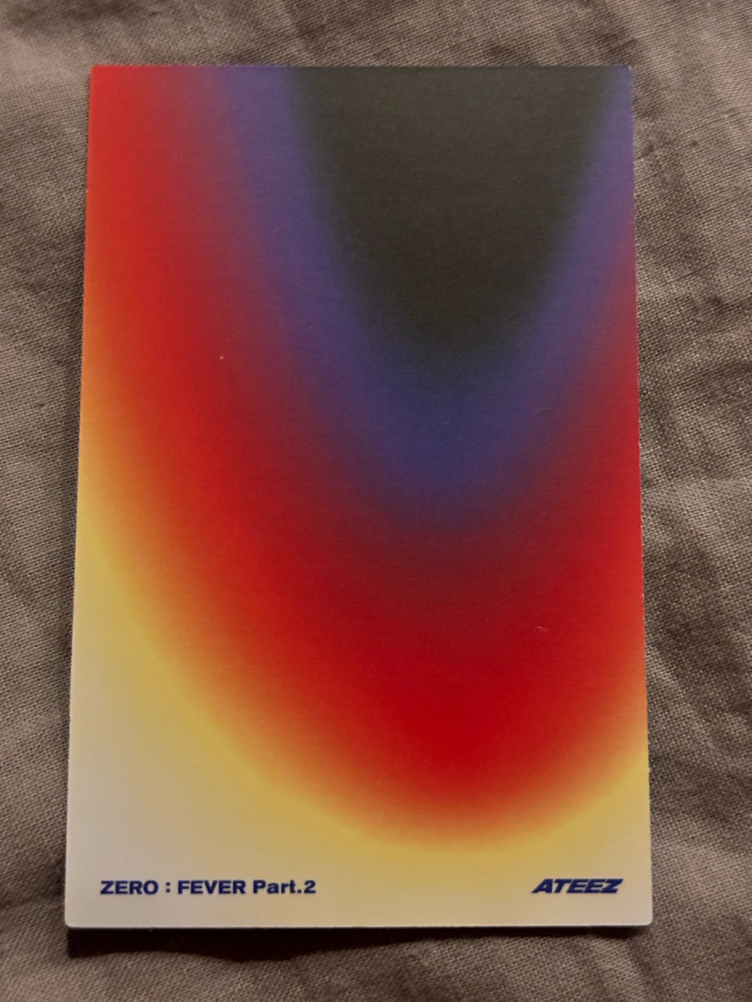 ATEEZ Seonghwa ATEEZ - Seonghwa - ZERO : FEVER Part.2 Album album photocard Z version listing photo 2