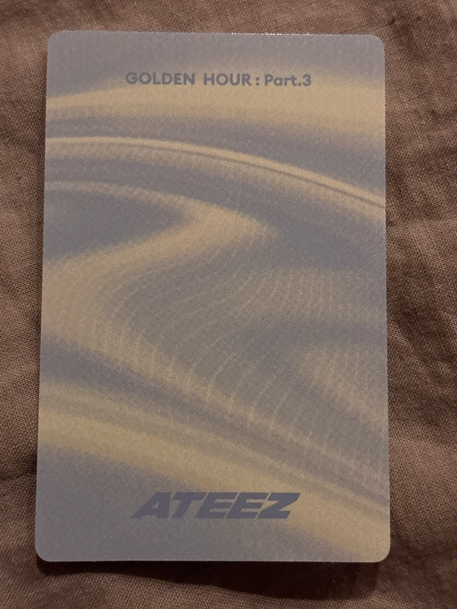 ATEEZ Seonghwa ATEEZ - Seonghwa - Golden Hour : Part.3 Album poca album photocard 2 listing photo 2