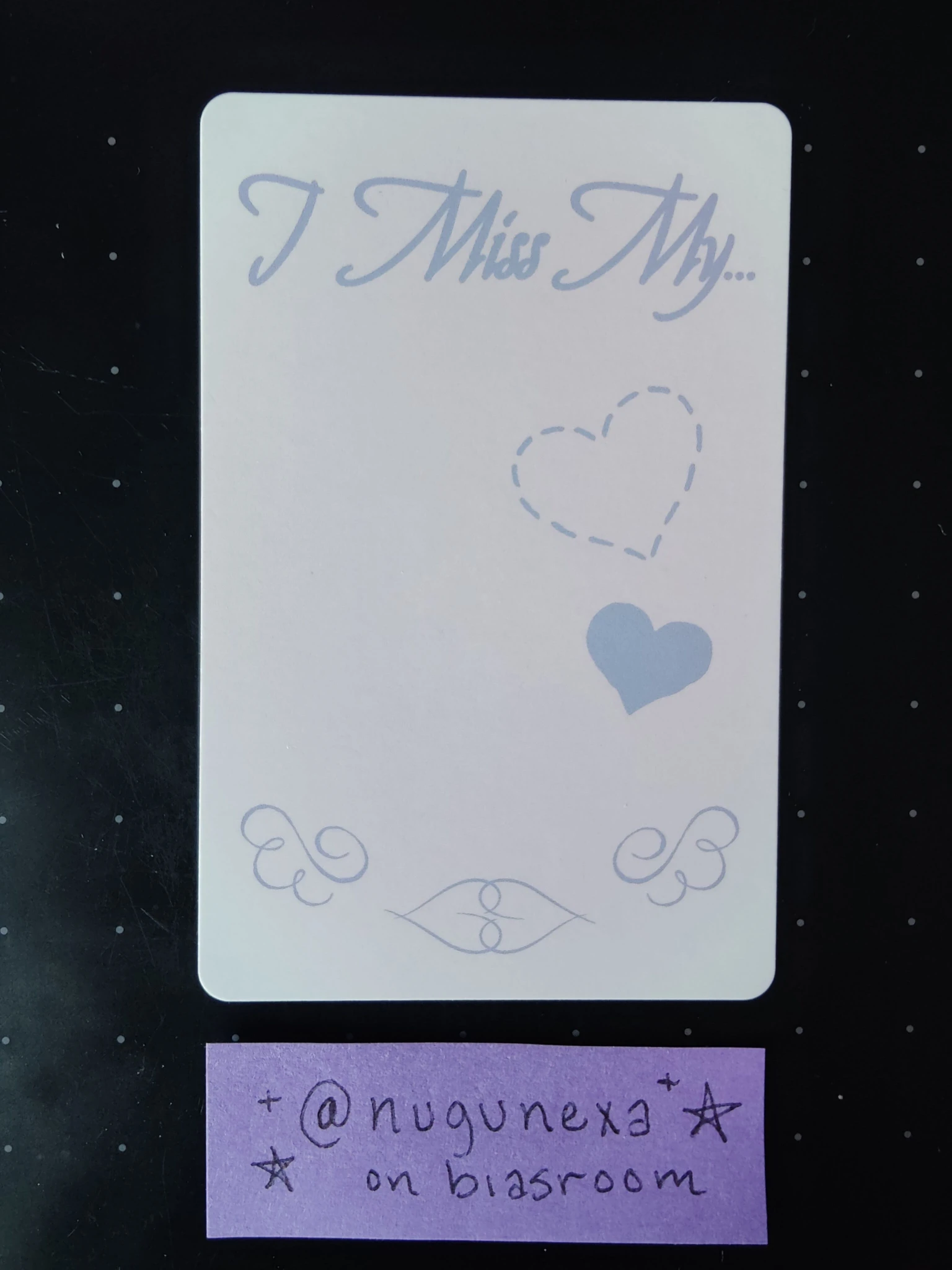 PURPLE KISS Swan PURPLE KISS - Swan - I Miss My... Album poca album album photocard listing photo 2