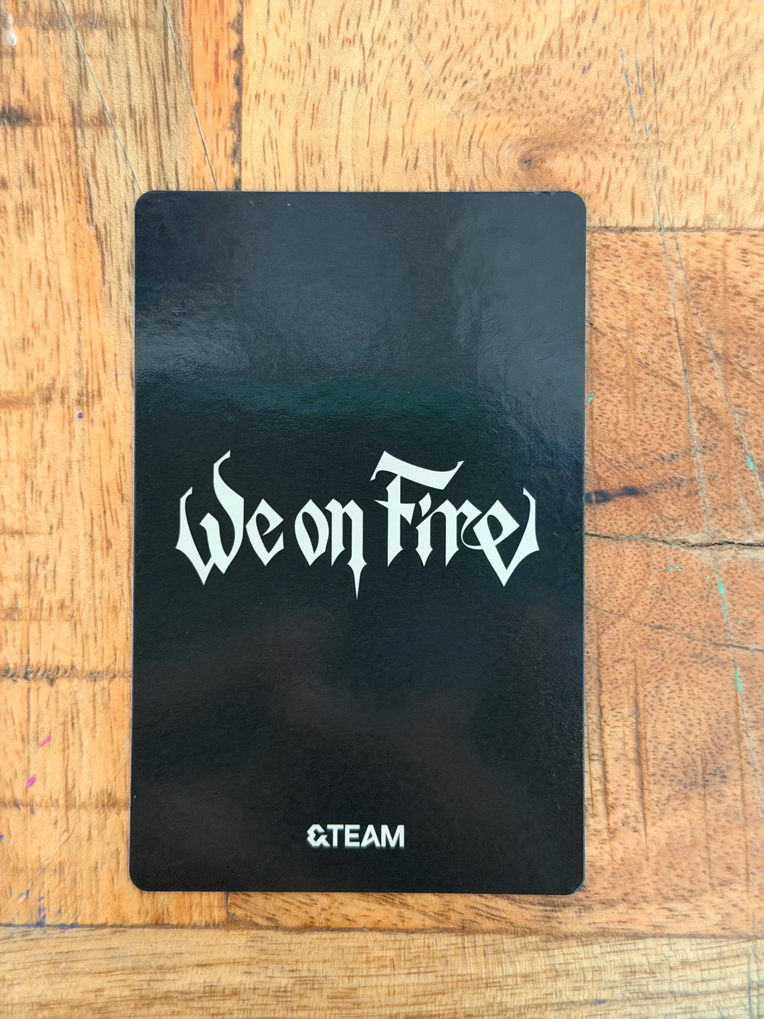 &TEAM EJ &TEAM - We on Fire  Album album photocard standard version listing photo 2