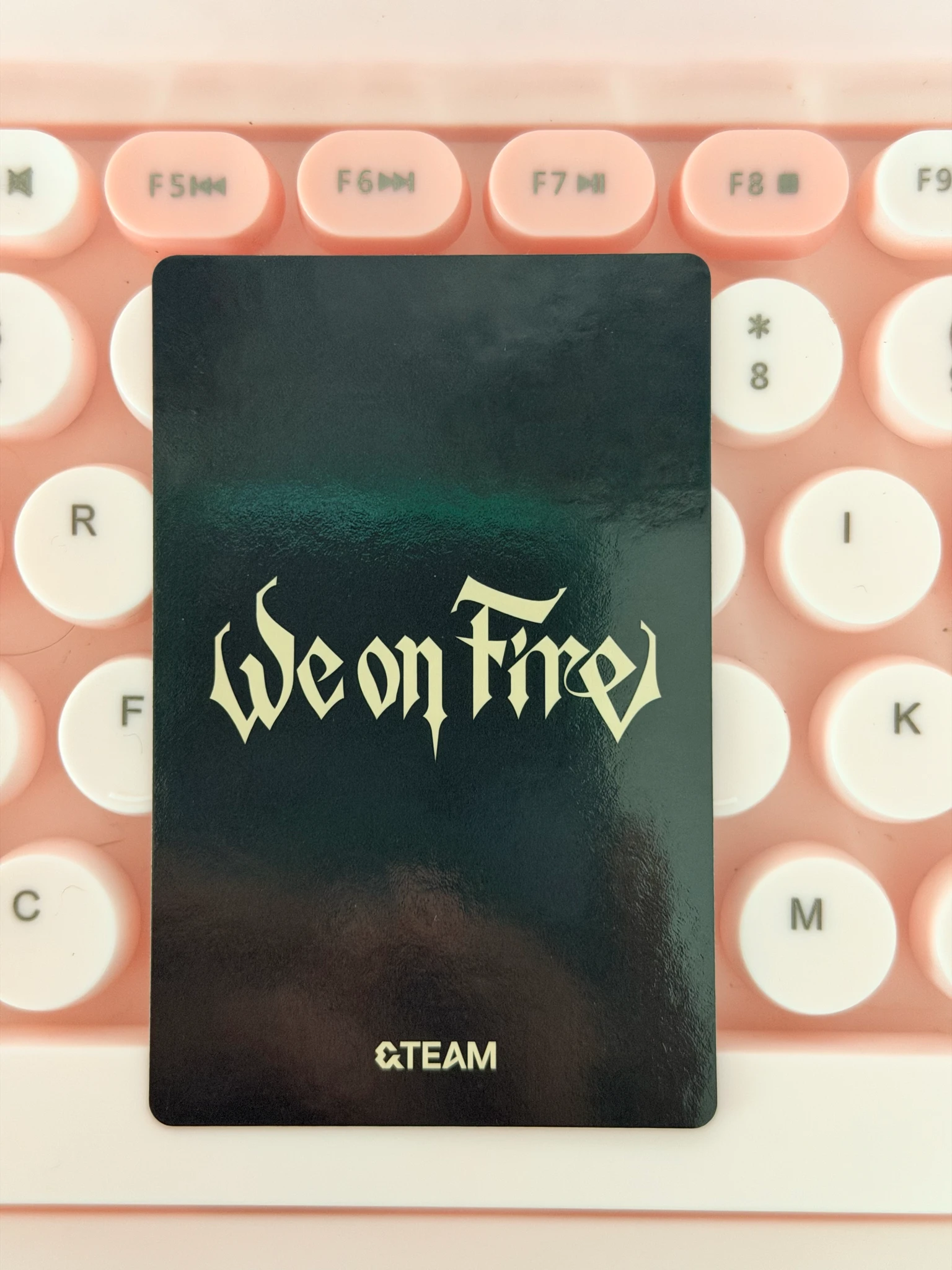 &TEAM Jo &TEAM - We on Fire  Album album photocard standard version listing photo 2