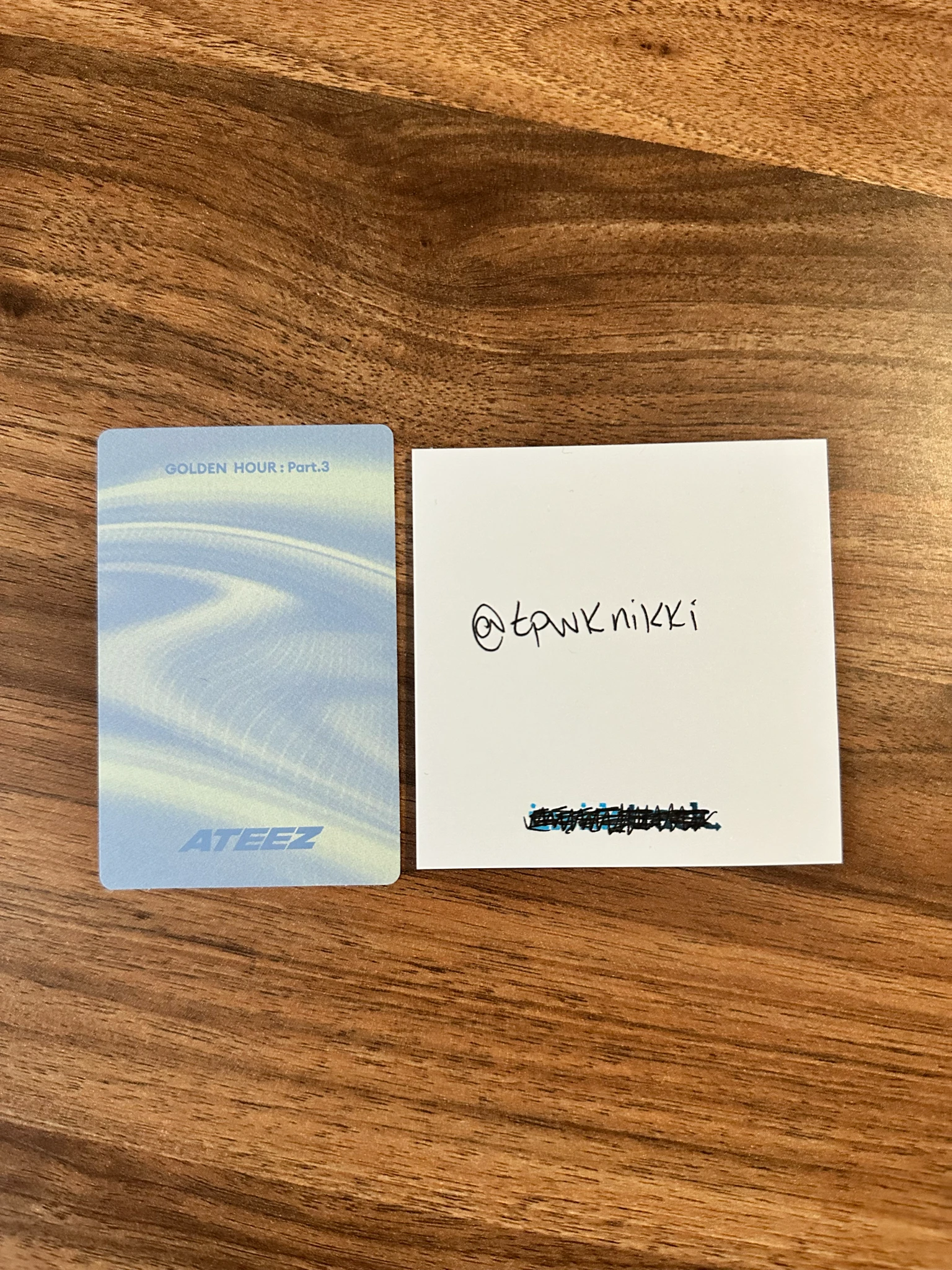 ATEEZ Yeosang ATEEZ - Yeosang - Golden Hour : Part.3 Album poca album photocard 2 listing photo 2
