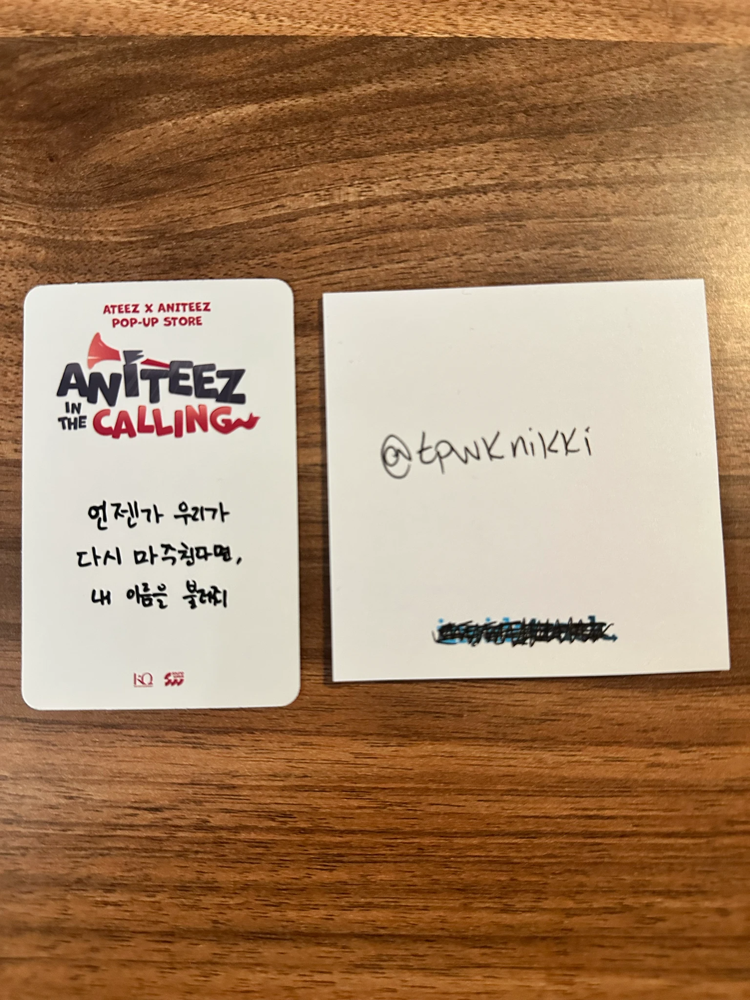 ATEEZ Mingi ATEEZ - Mingi - ANITEEZ IN THE CALLING Other purchase benefit US exclusive listing photo 2