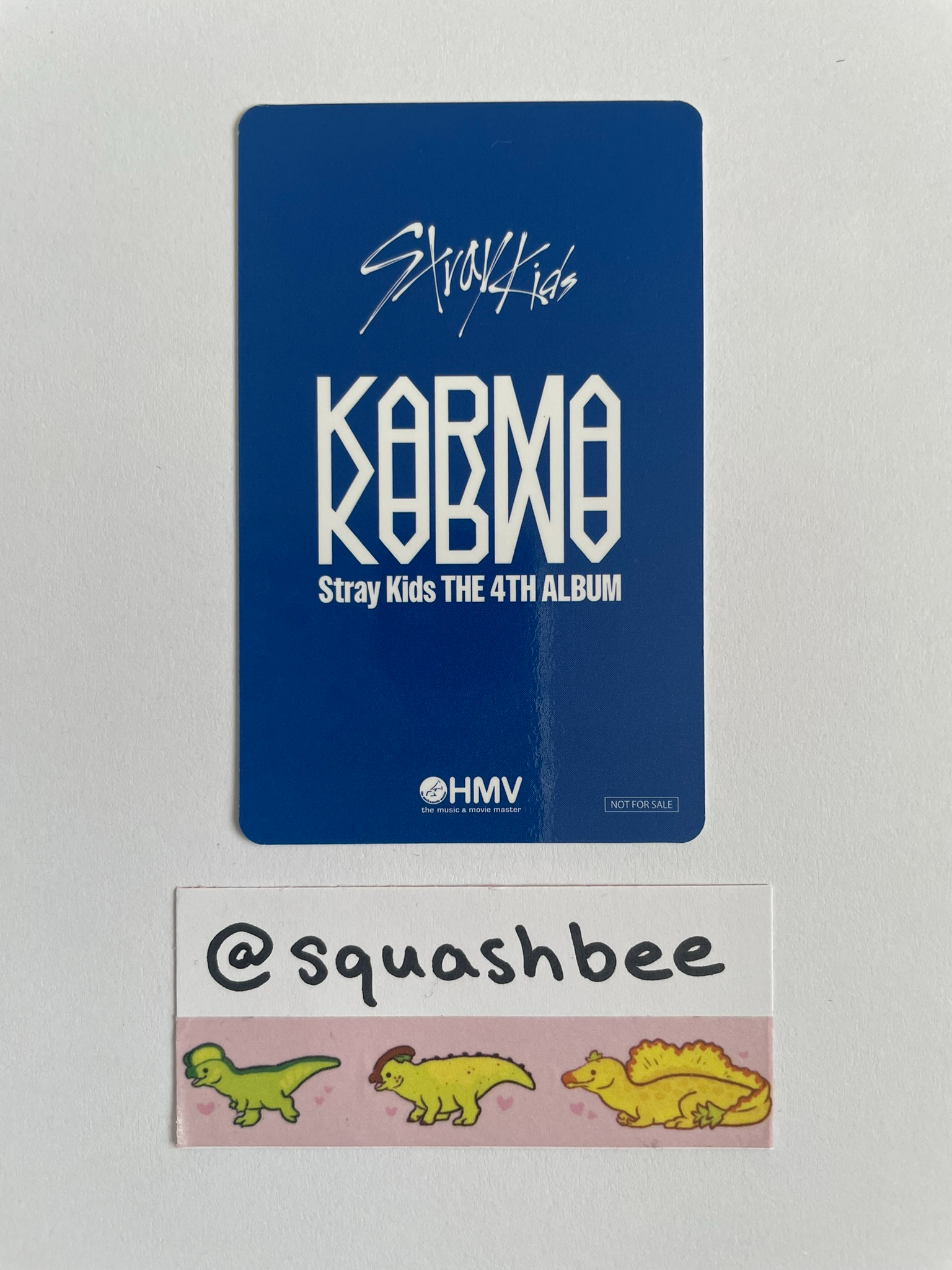 Stray Kids Bang Chan Stray Kids - Bang Chan - KARMA Album pre-order benefit (pob) hmv B version online listing photo 2