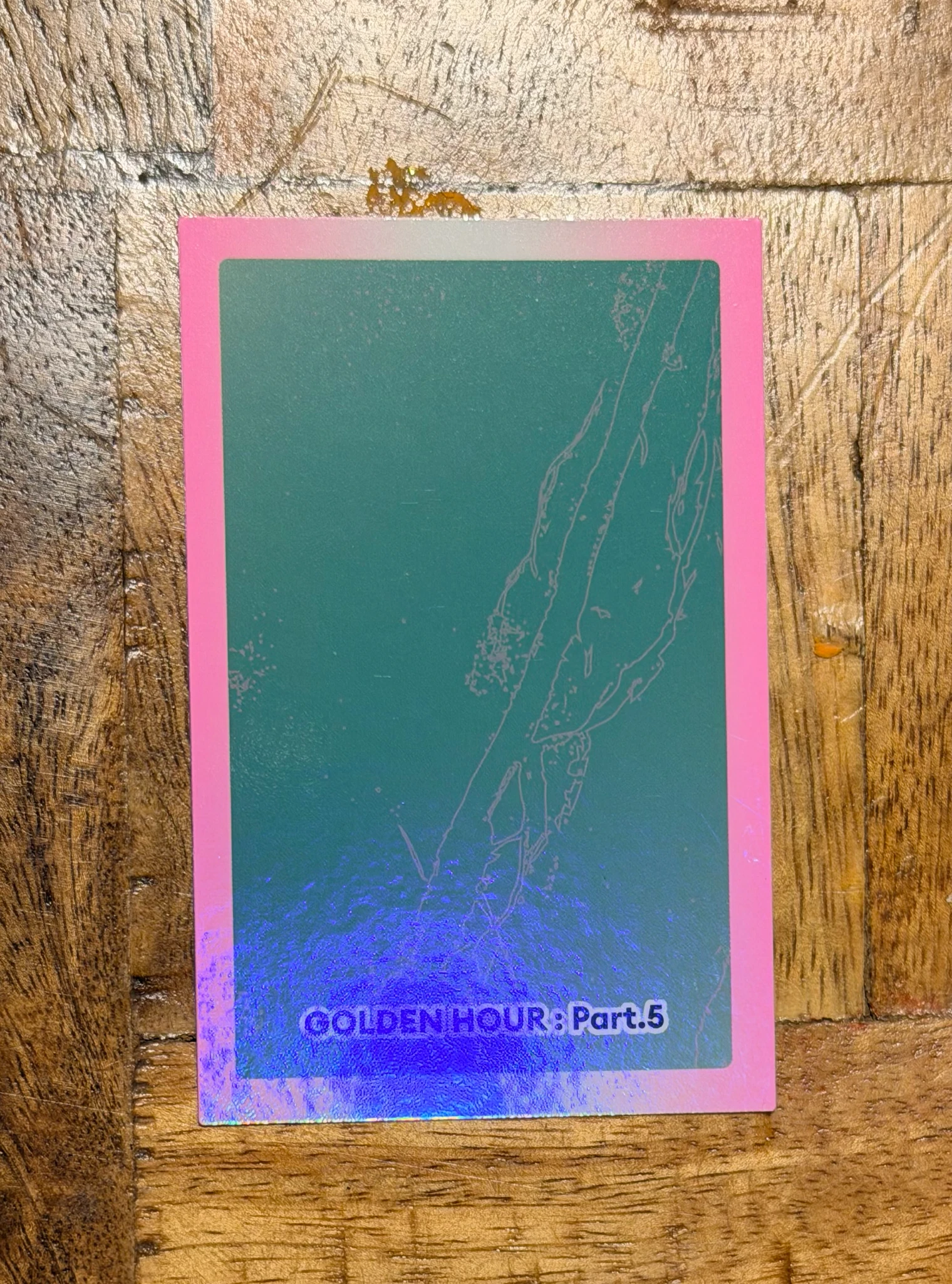 ATEEZ San ATEEZ - San - GOLDEN HOUR : Part.5 Album album photocard holographic (hologram) listing photo 2