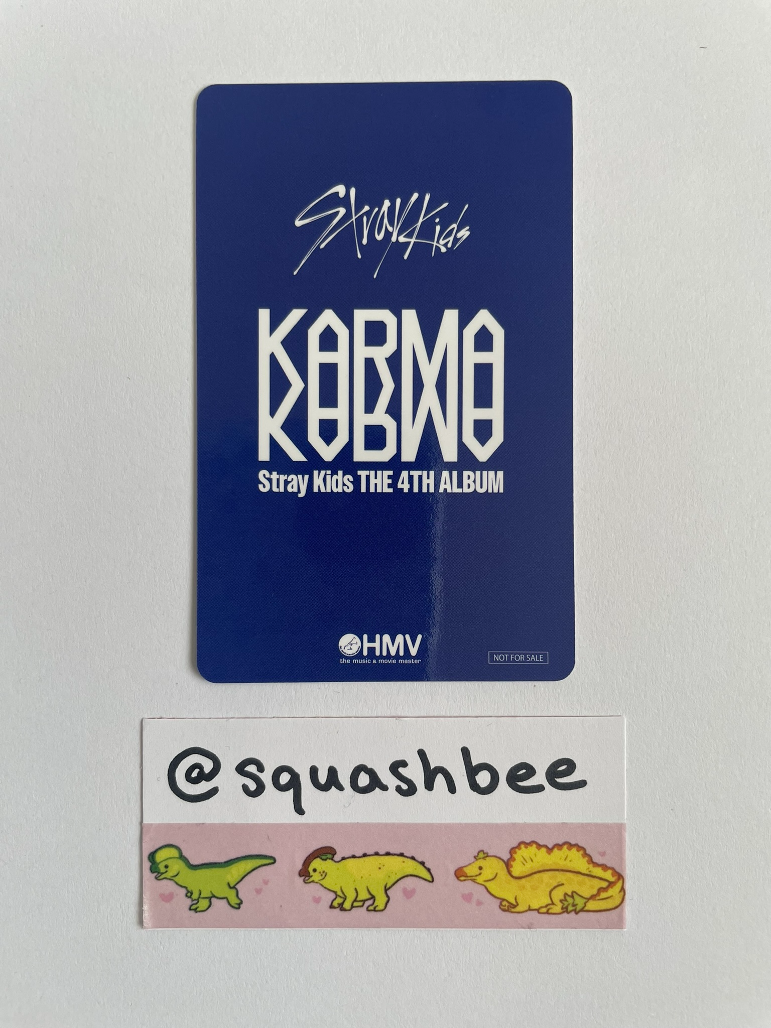 Stray Kids I.N Stray Kids - I.N - KARMA Album pre-order benefit (pob) hmv B version online listing photo 2