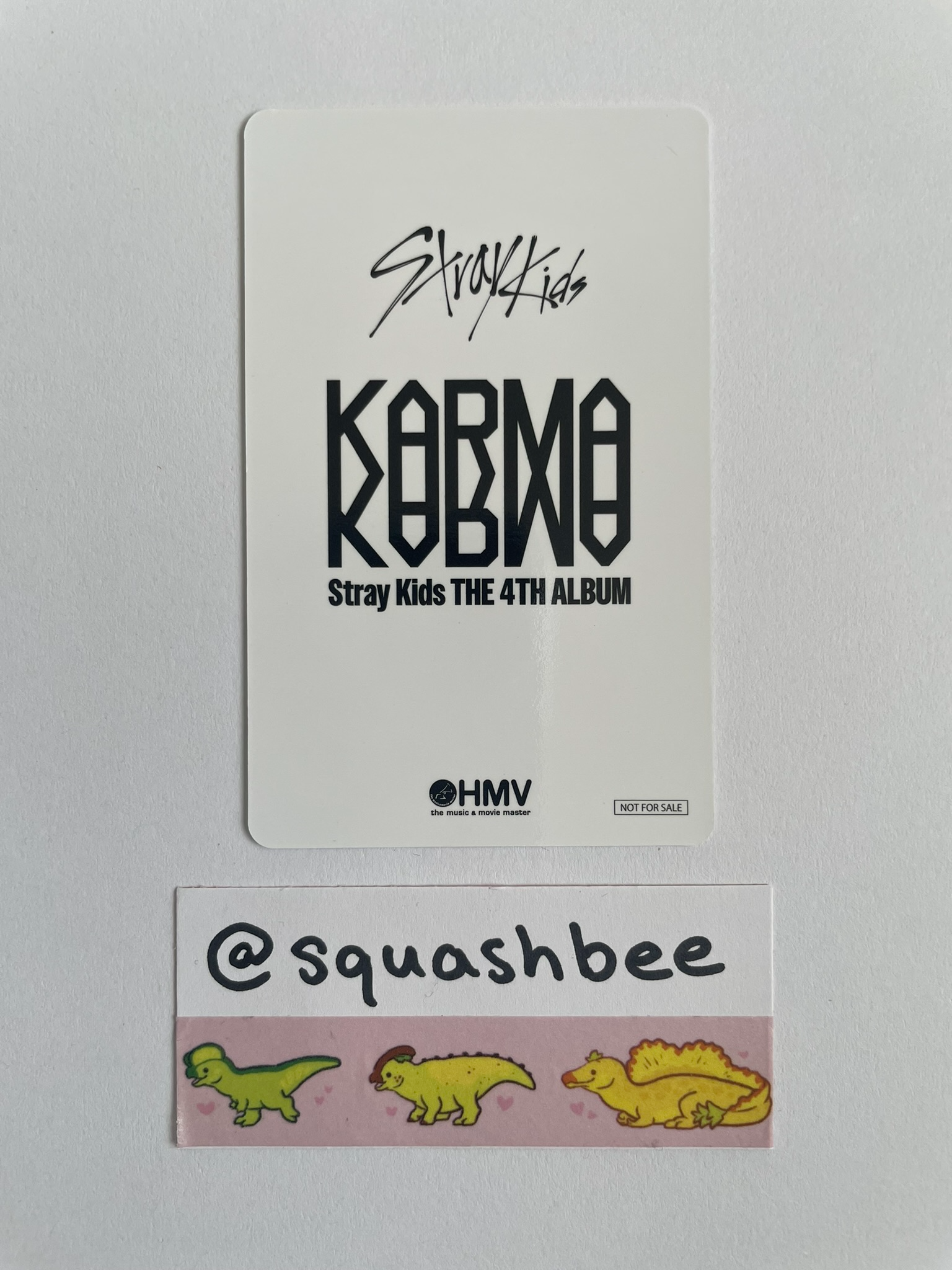 Stray Kids I.N Stray Kids - I.N - KARMA Album lucky draw (LD) hmv japan B version listing photo 2