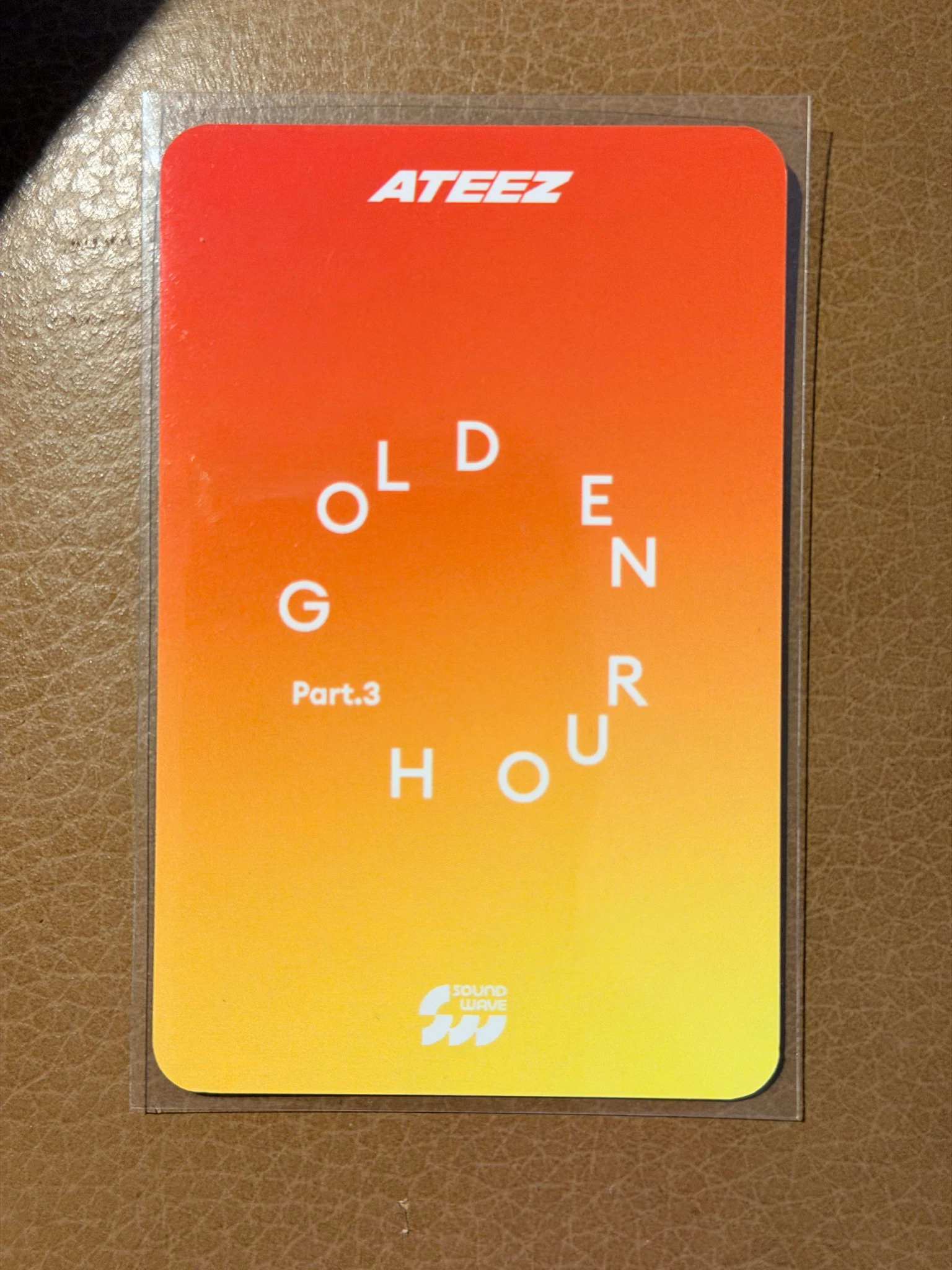 ATEEZ Hongjoong ATEEZ - Hongjoong - Golden Hour : Part.3 Album pob (pre-order benefit) apple music soundwave listing photo 2