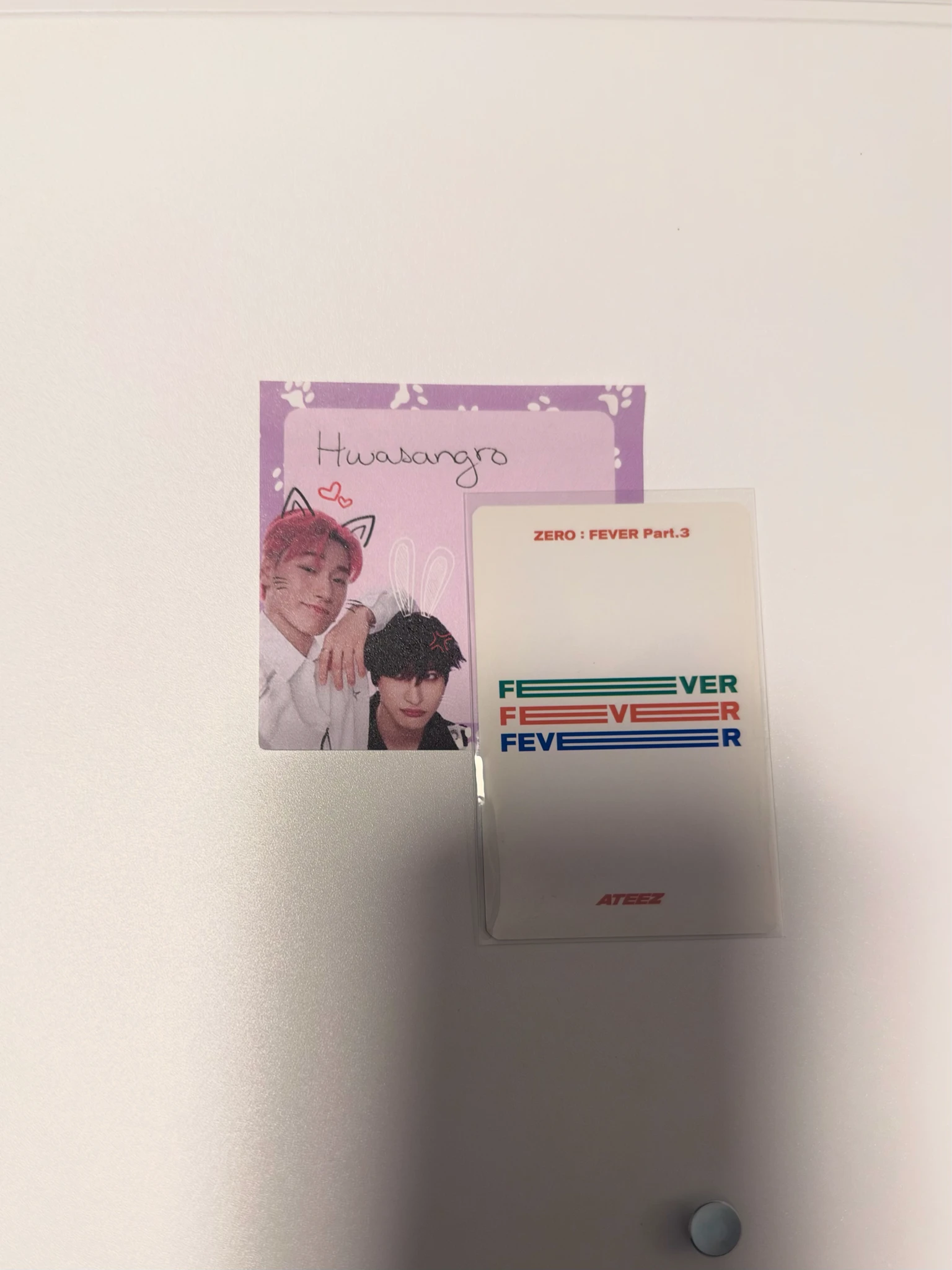 ATEEZ Seonghwa ATEEZ - Seonghwa - ZERO : FEVER Part.3 Album soundwave round 1 video call/fancall listing photo 2