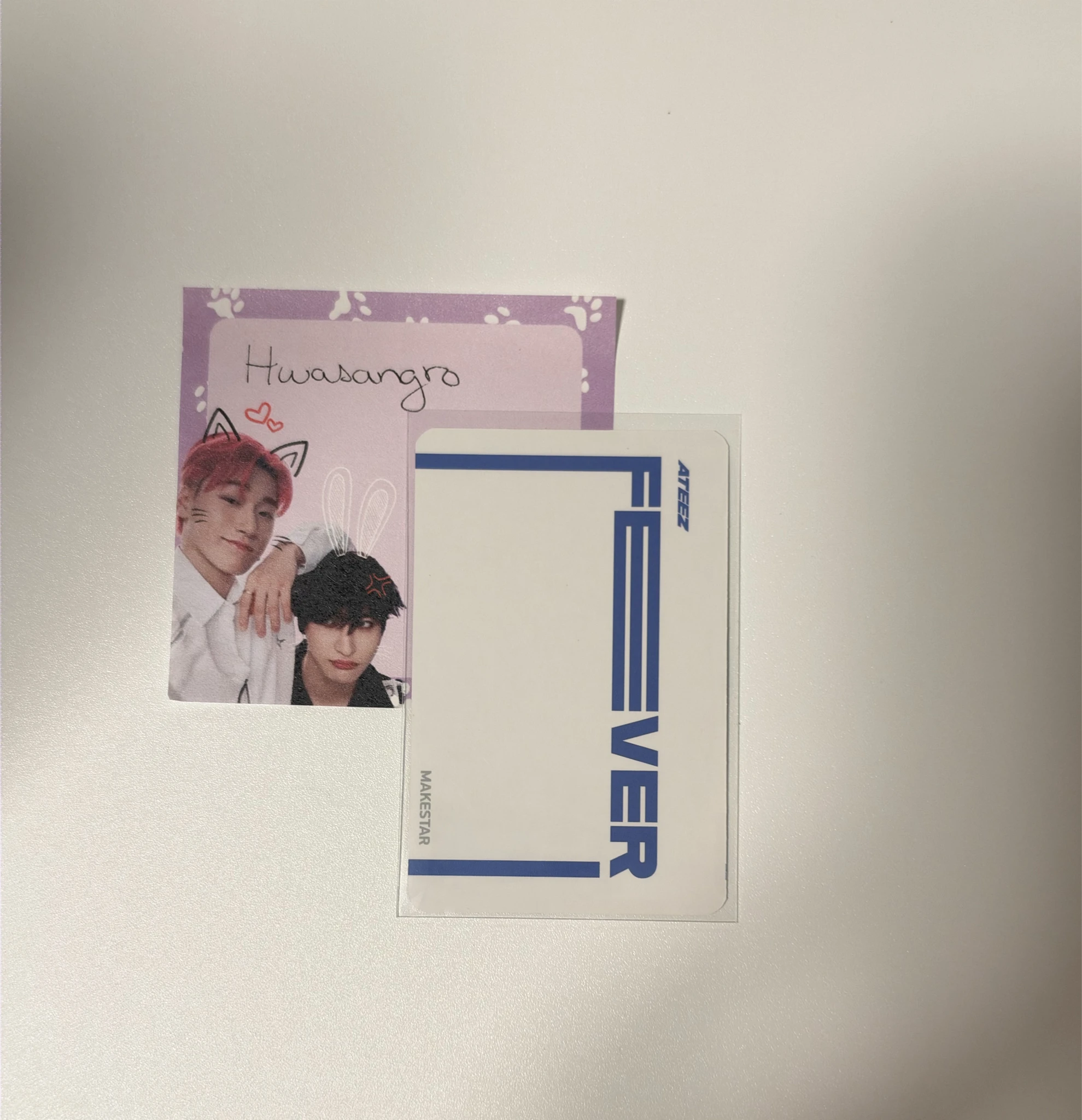 ATEEZ Seonghwa ATEEZ - Seonghwa - ZERO : FEVER Part.3 Album makestar round 3 video call/fancall listing photo 2