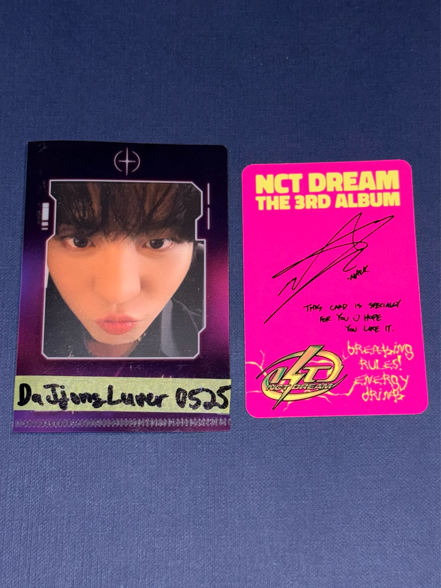NCT DREAM Mark NCT DREAM - Mark - ISTJ Album target album photocard listing photo 2