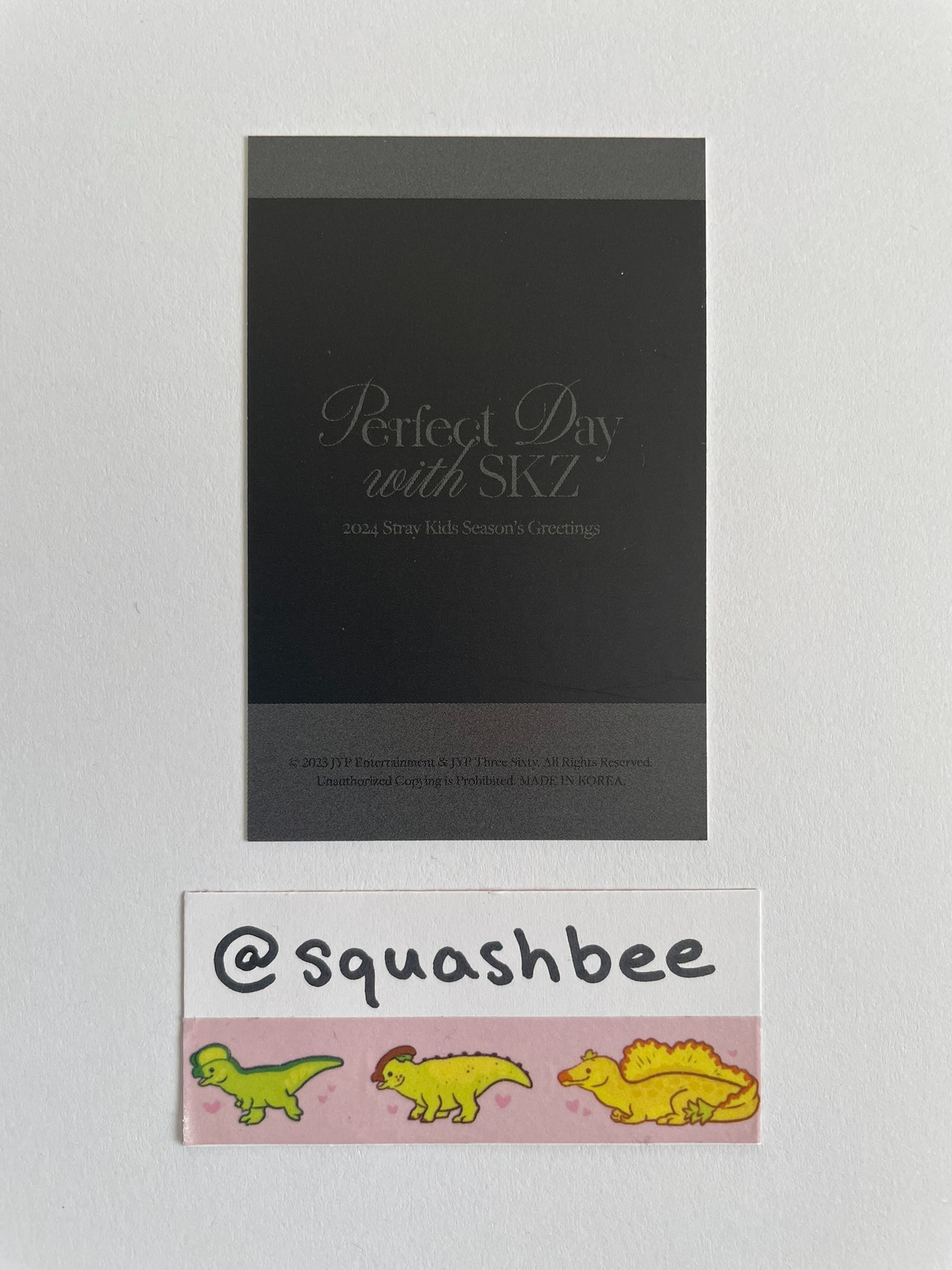 Stray Kids Seungmin Stray Kids - Seungmin - 2024 Season's Greetings - Perfect Day with SKZ Other polaroid set listing photo 2