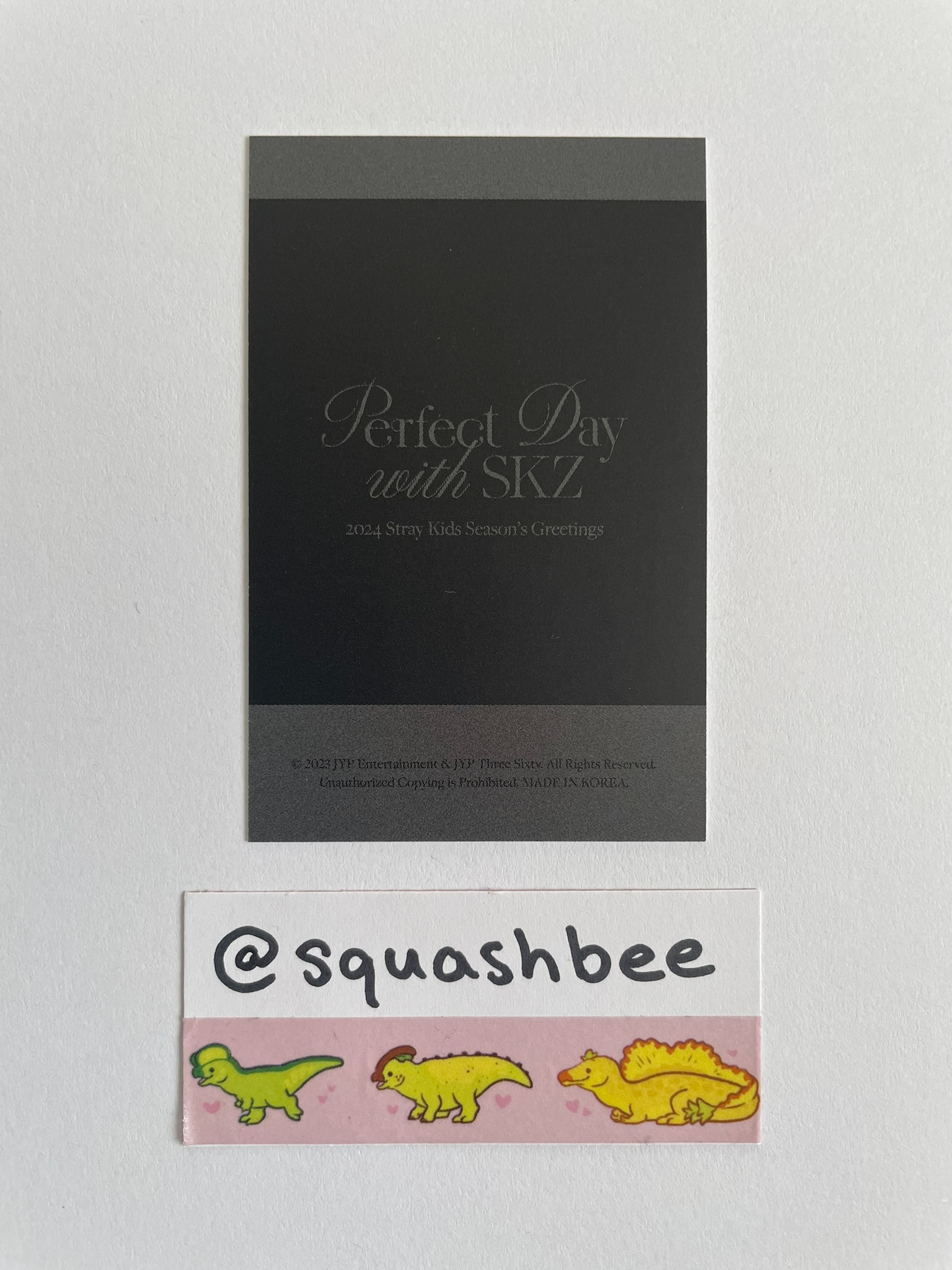 Stray Kids Felix Stray Kids - Felix - 2024 Season's Greetings - Perfect Day with SKZ Other polaroid set listing photo 2
