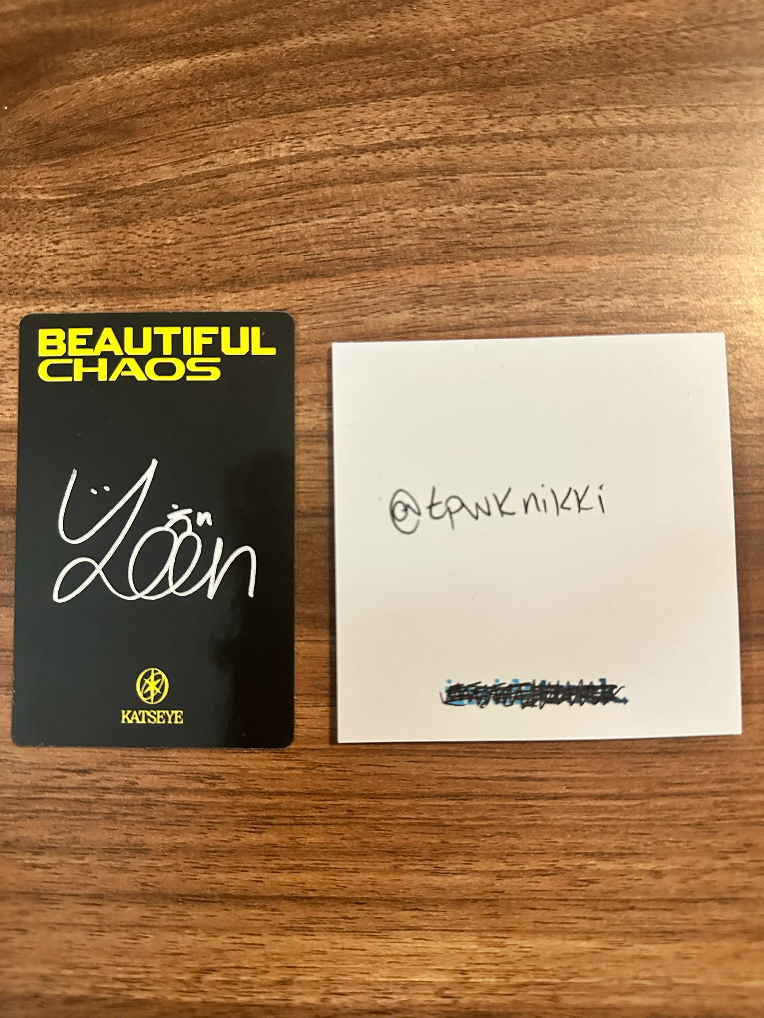 KATSEYE Yoonchae KATSEYE - Yoonchae - BEAUTIFUL CHAOS Album album photocard chaotic version listing photo 2