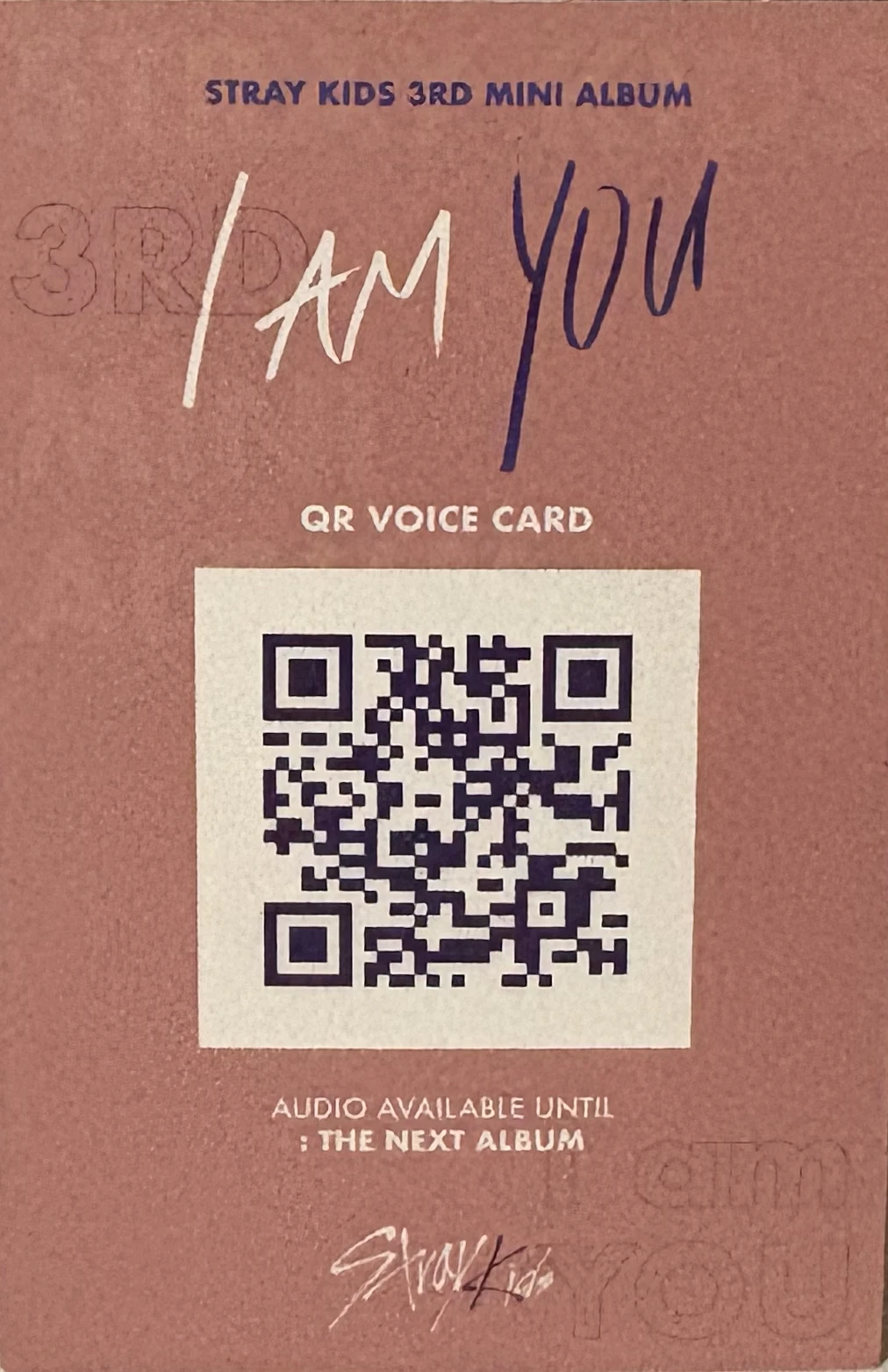 Stray Kids Lee Know Stray Kids - Lee Know - I am YOU Album C version album photocard version 3 standard version qr card listing photo 2