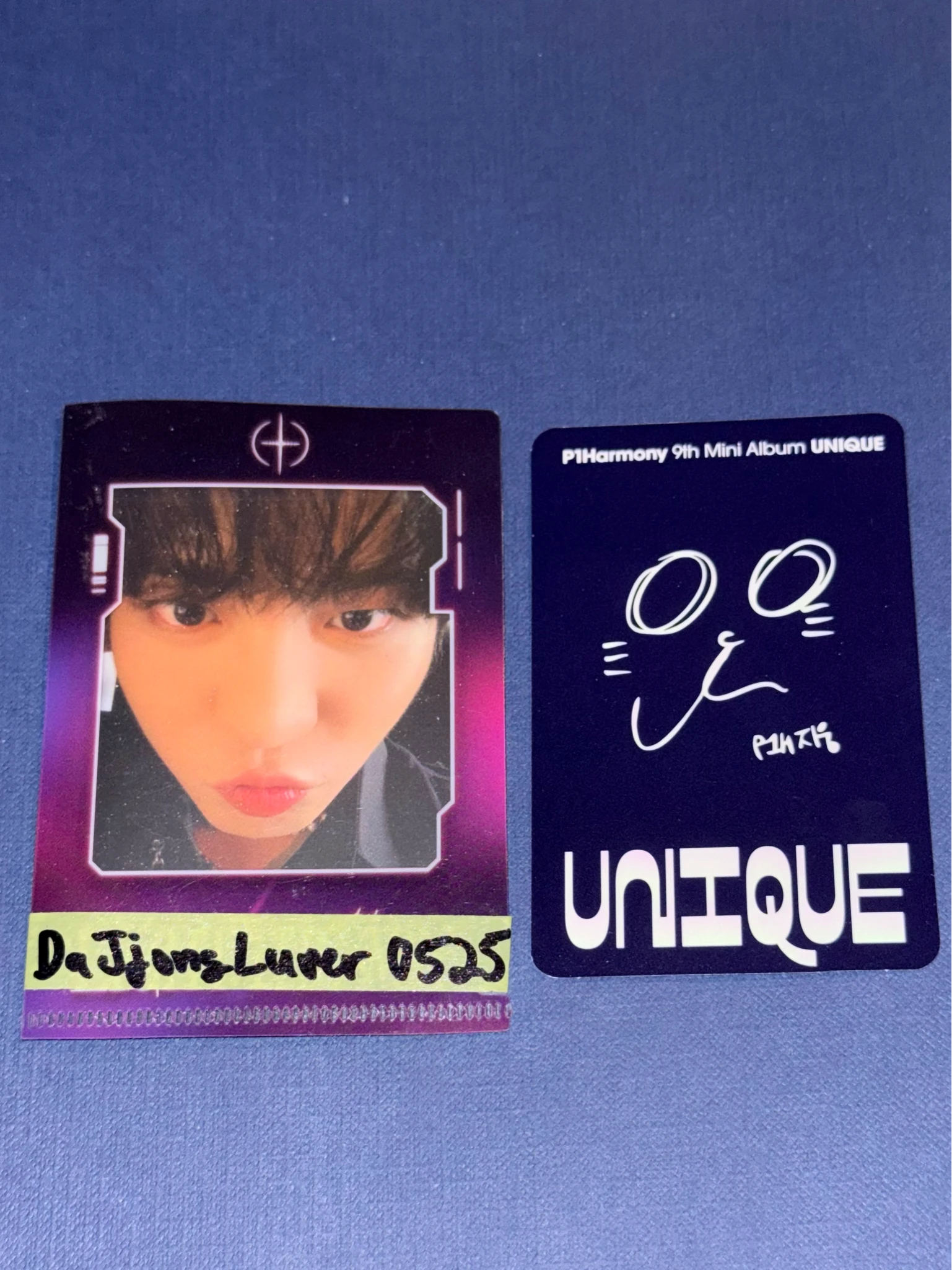 P1Harmony Jiung P1Harmony - Jiung - UNIQUE Album album photocard B version listing photo 2