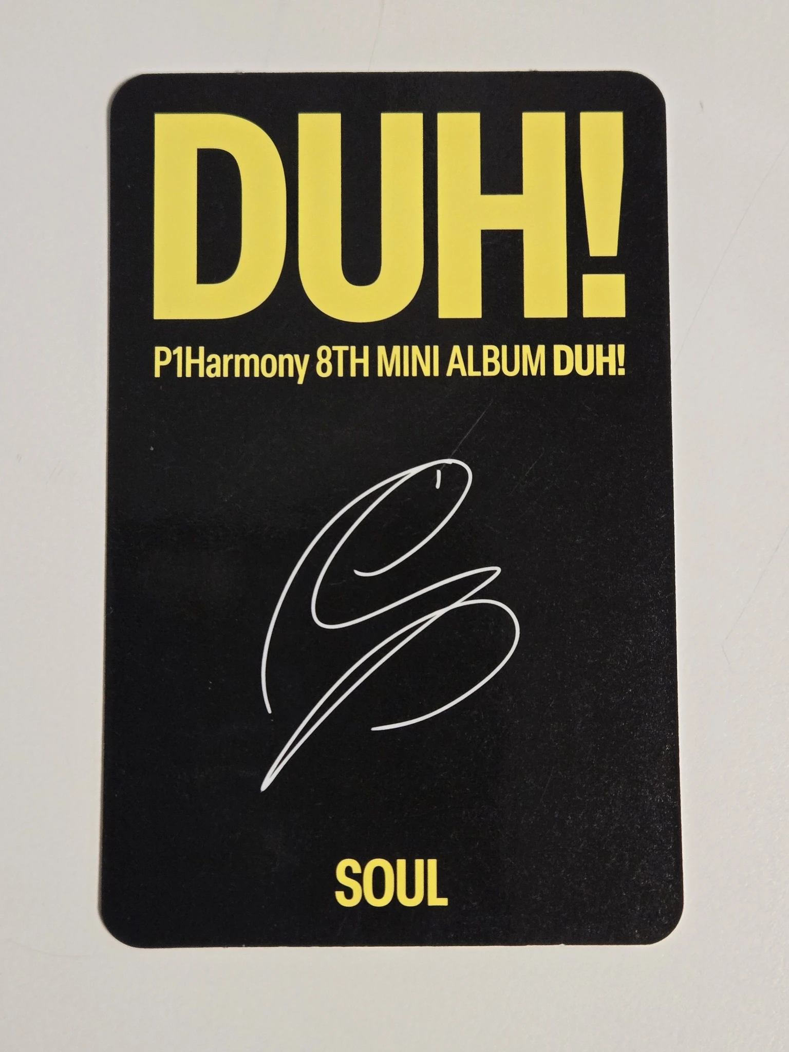 P1Harmony Soul P1Harmony - Soul - DUH! Album album photocard U ver. listing photo 2