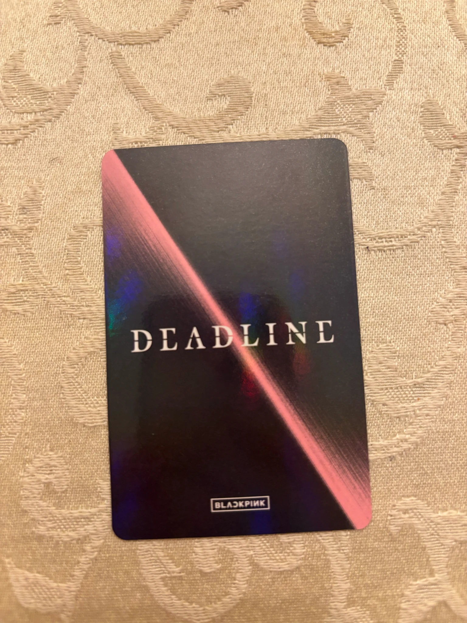BLACKPINK Lisa BLACKPINK - Lisa - Deadline Album silver version album photocard listing photo 2