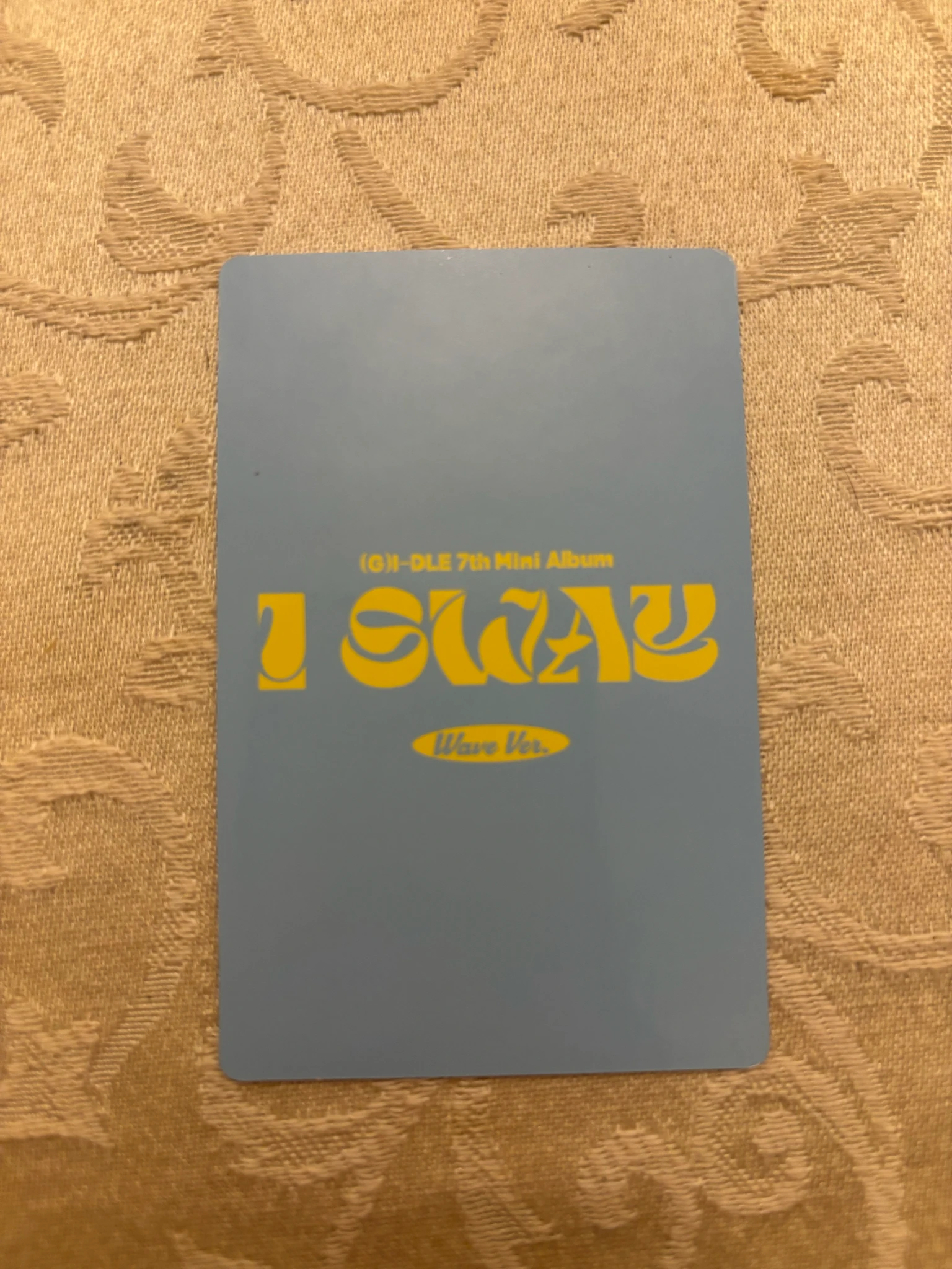 i-dle Soyeon (G)I-DLE - Soyeon - I Sway Album wave ver. standard ver. album photocard listing photo 2