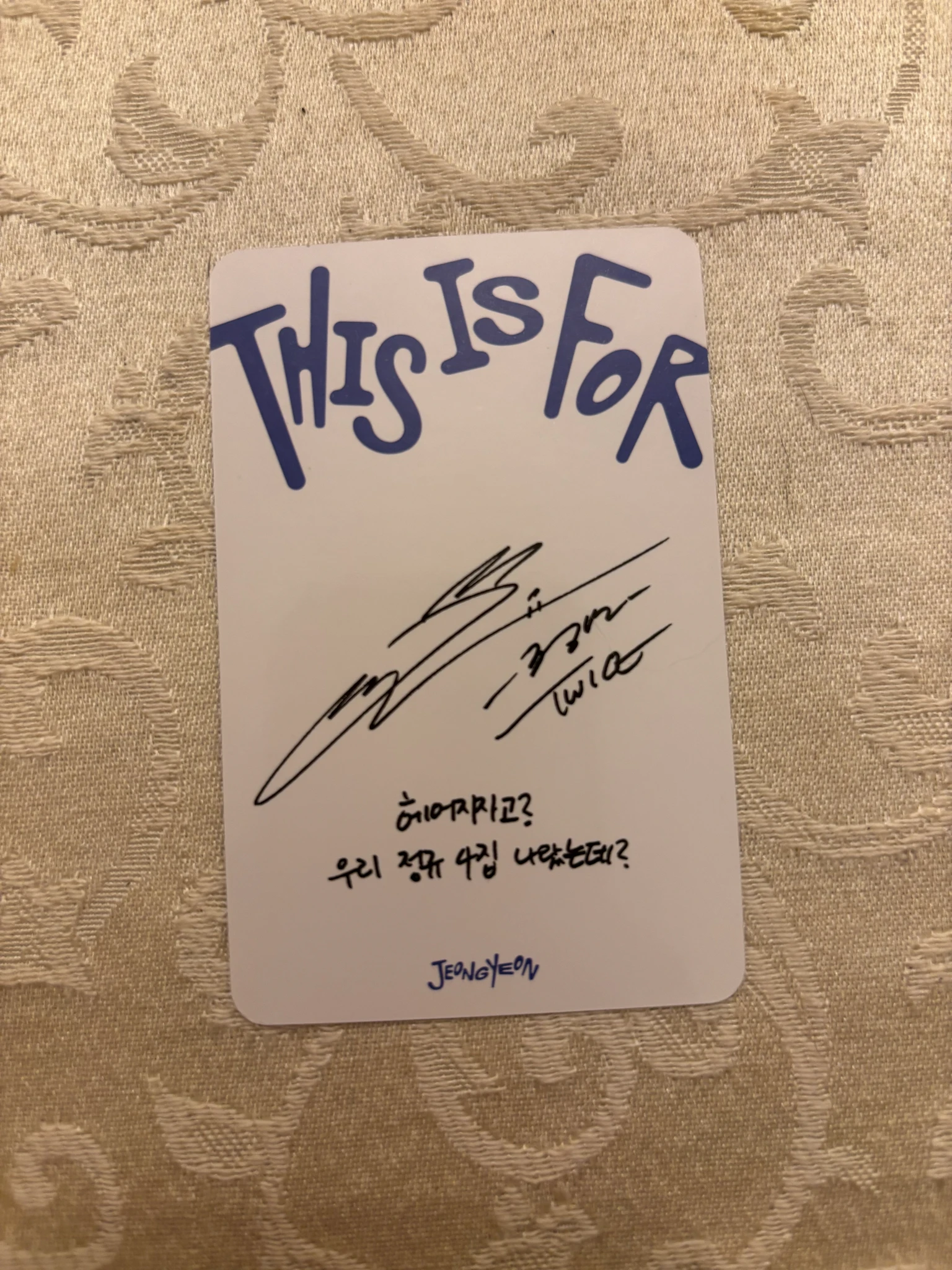 TWICE Jeongyeon TWICE-Jeongyeon-Album-this is for listing photo 2