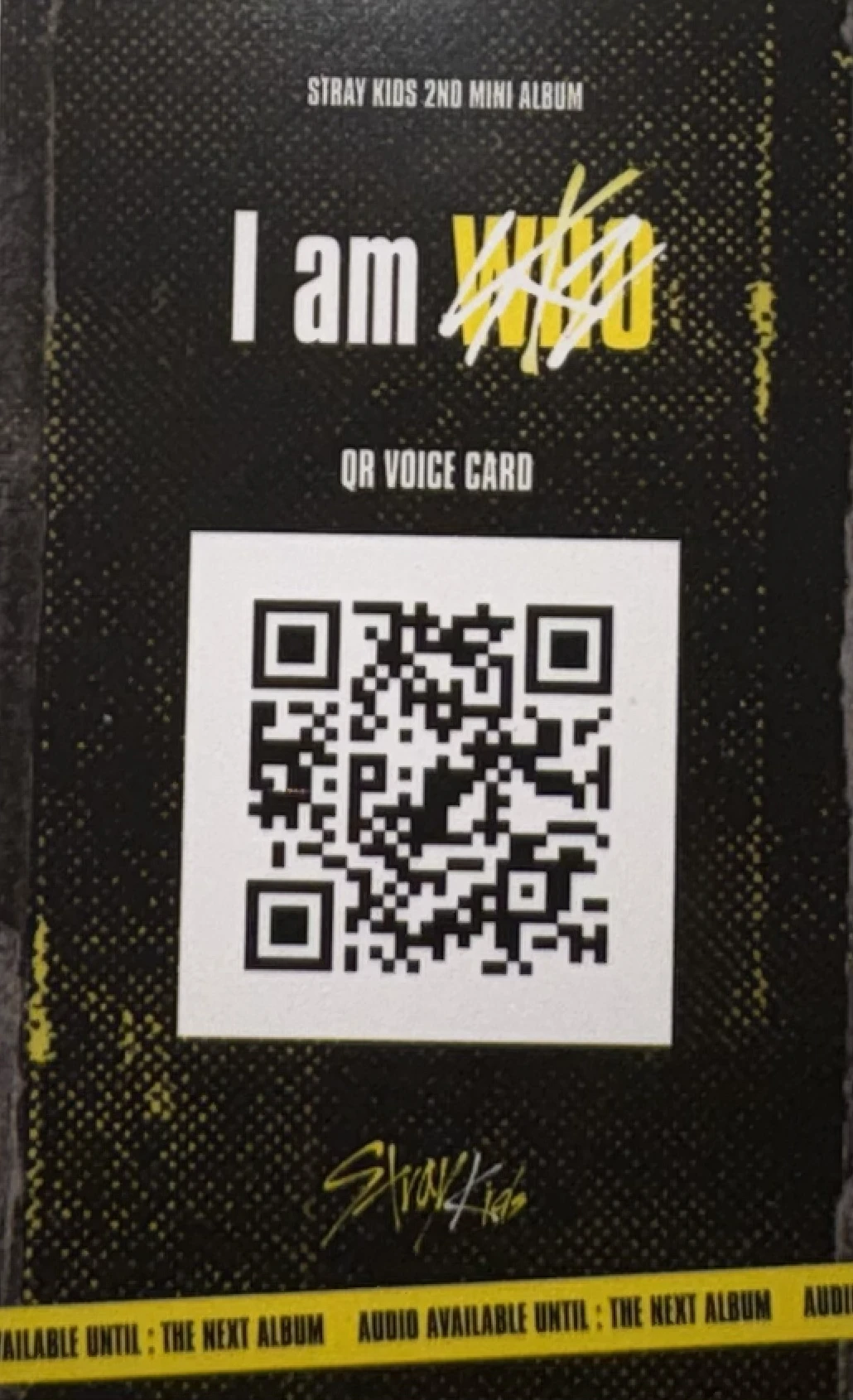 Stray Kids Lee Know Stray Kids - Lee Know - I am WHO? Album album photocard yellow border listing photo 2