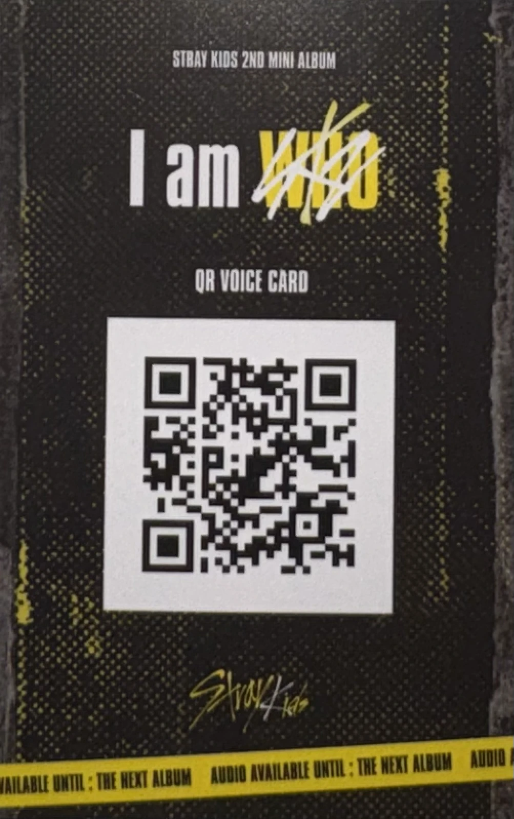 Stray Kids Lee Know Stray Kids - Lee Know - I am WHO? Album album photocard black border listing photo 2