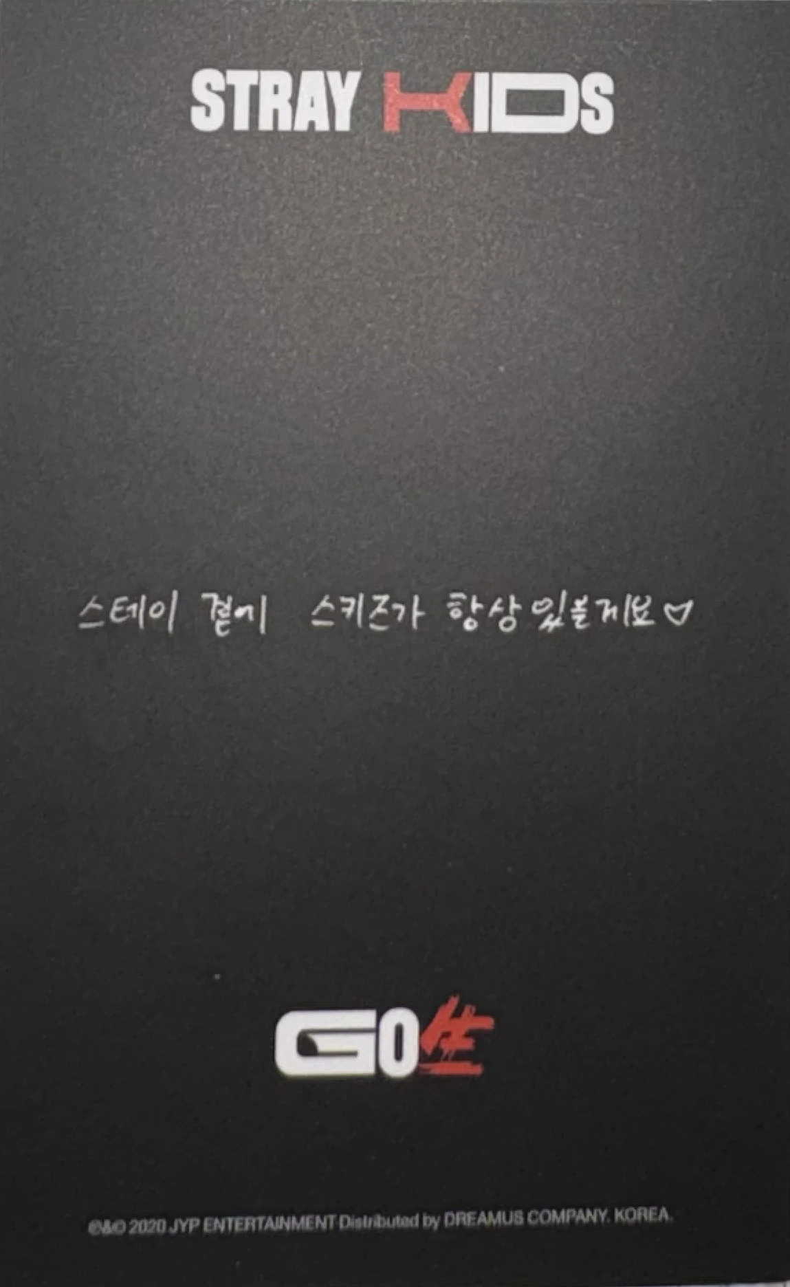 Stray Kids Lee Know Stray Kids - Lee Know - GO生 Album album photocard concept b listing photo 2