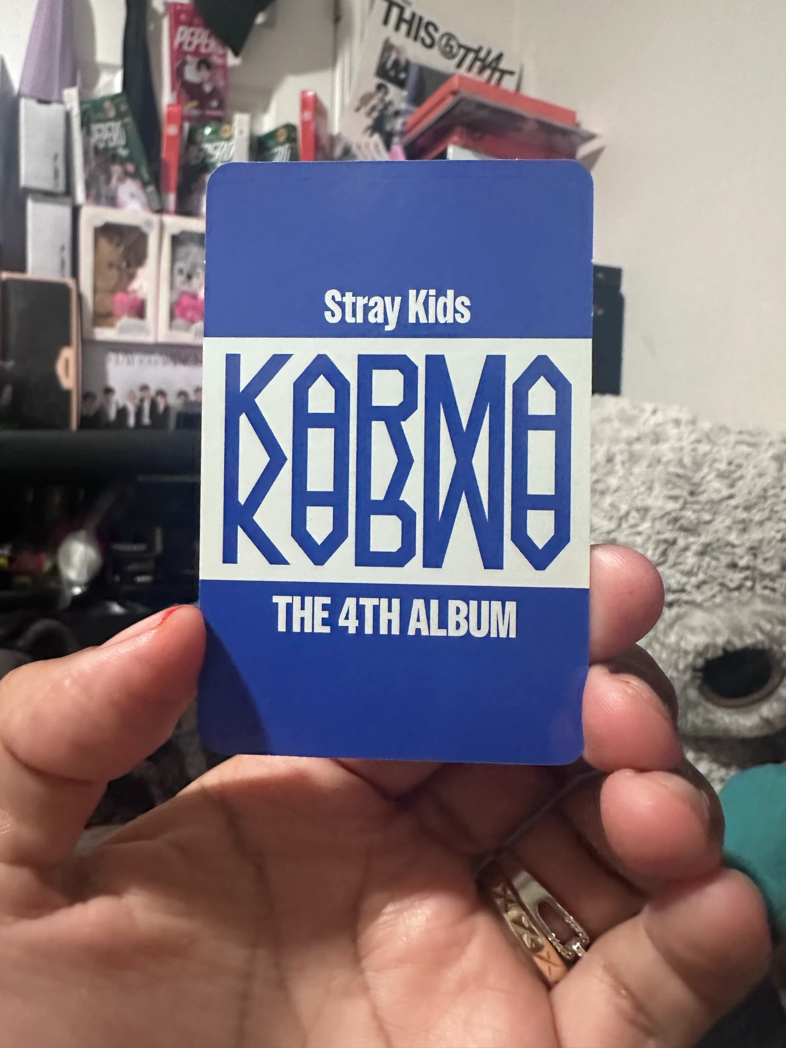 Stray Kids Hyunjin Stray Kids - Hyunjin - KARMA Album album photocard accordion version listing photo 2