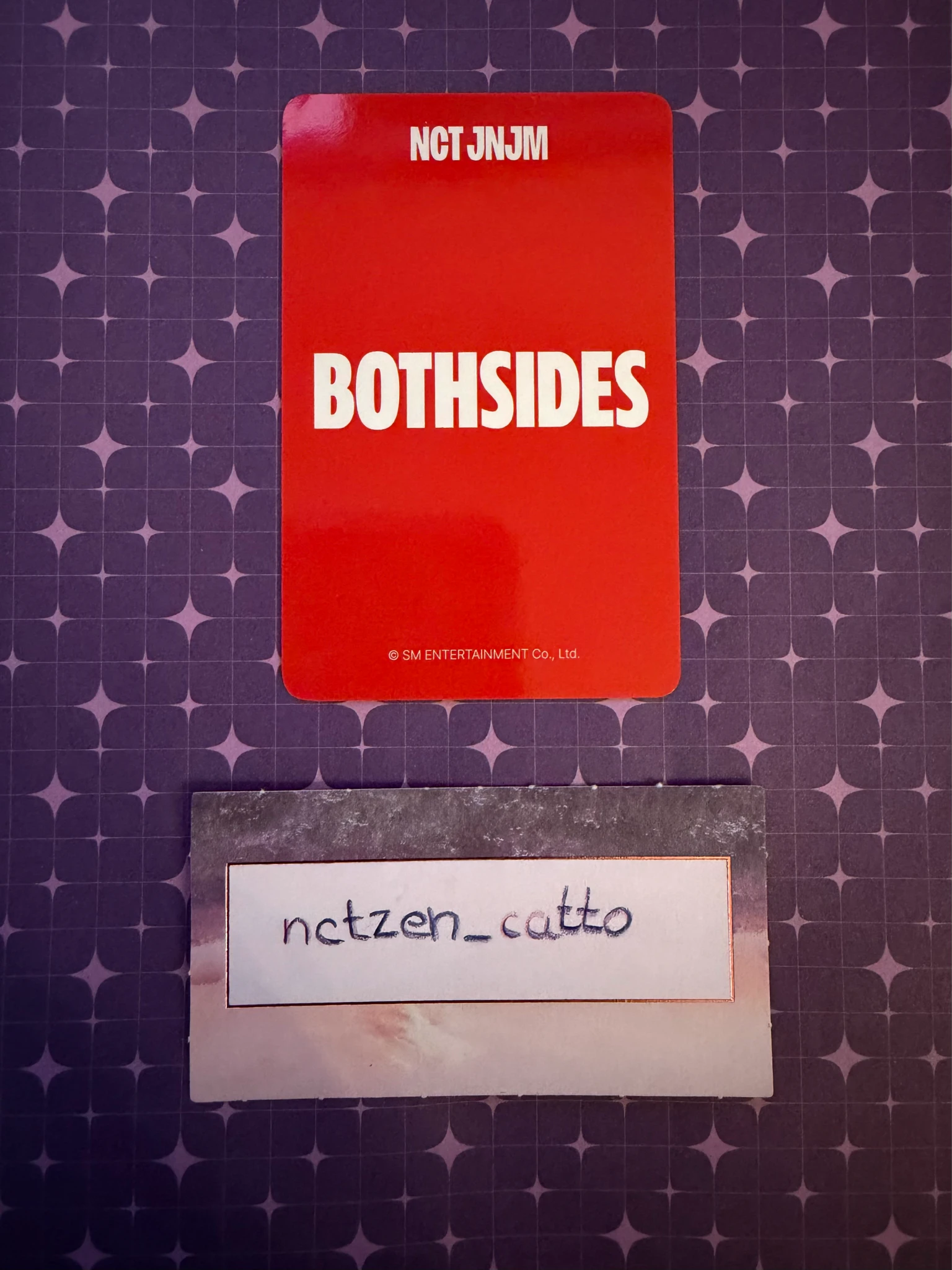 NCT Jaemin NCT - Jaemin - BOTH SIDES (JNJM unit) Album pob (pre-order benefit) everline listing photo 2