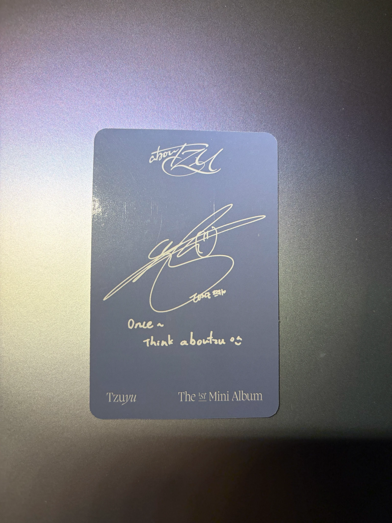 TWICE Tzuyu TWICE-Tzuyu-Album-tzuyu aboutzu (solo) listing photo 2